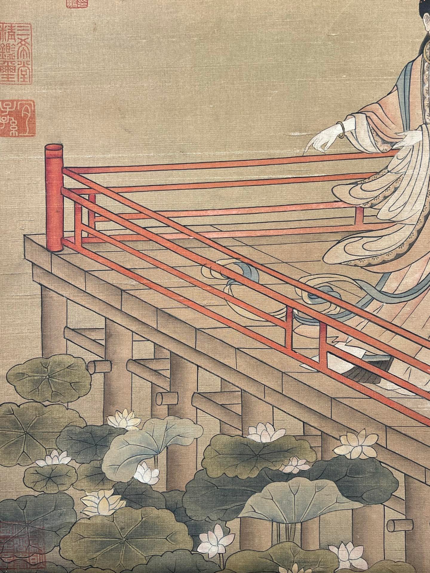 Chinese scroll painting Wang Zhenpeng