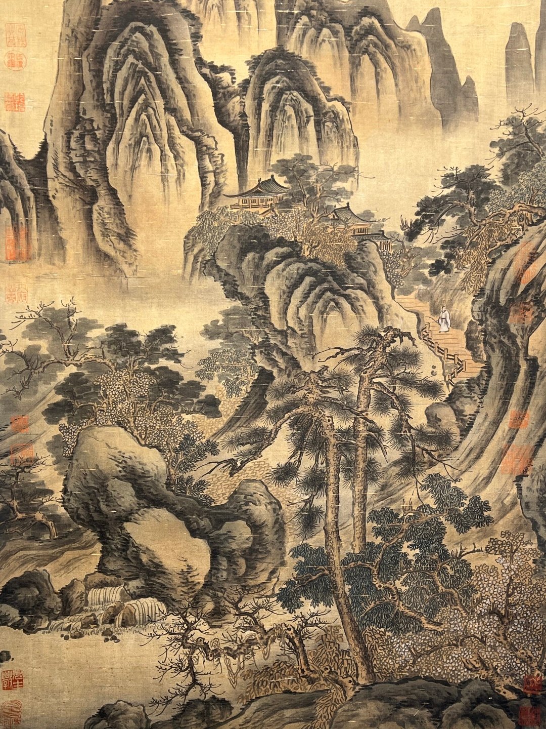 Chinese scroll painting Wang Anshi