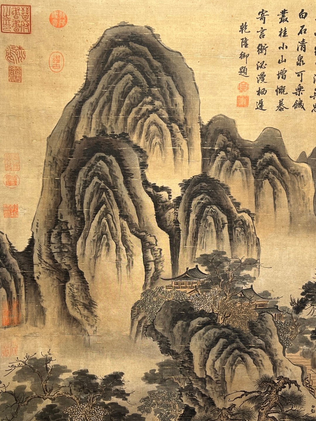 Chinese scroll painting Wang Anshi