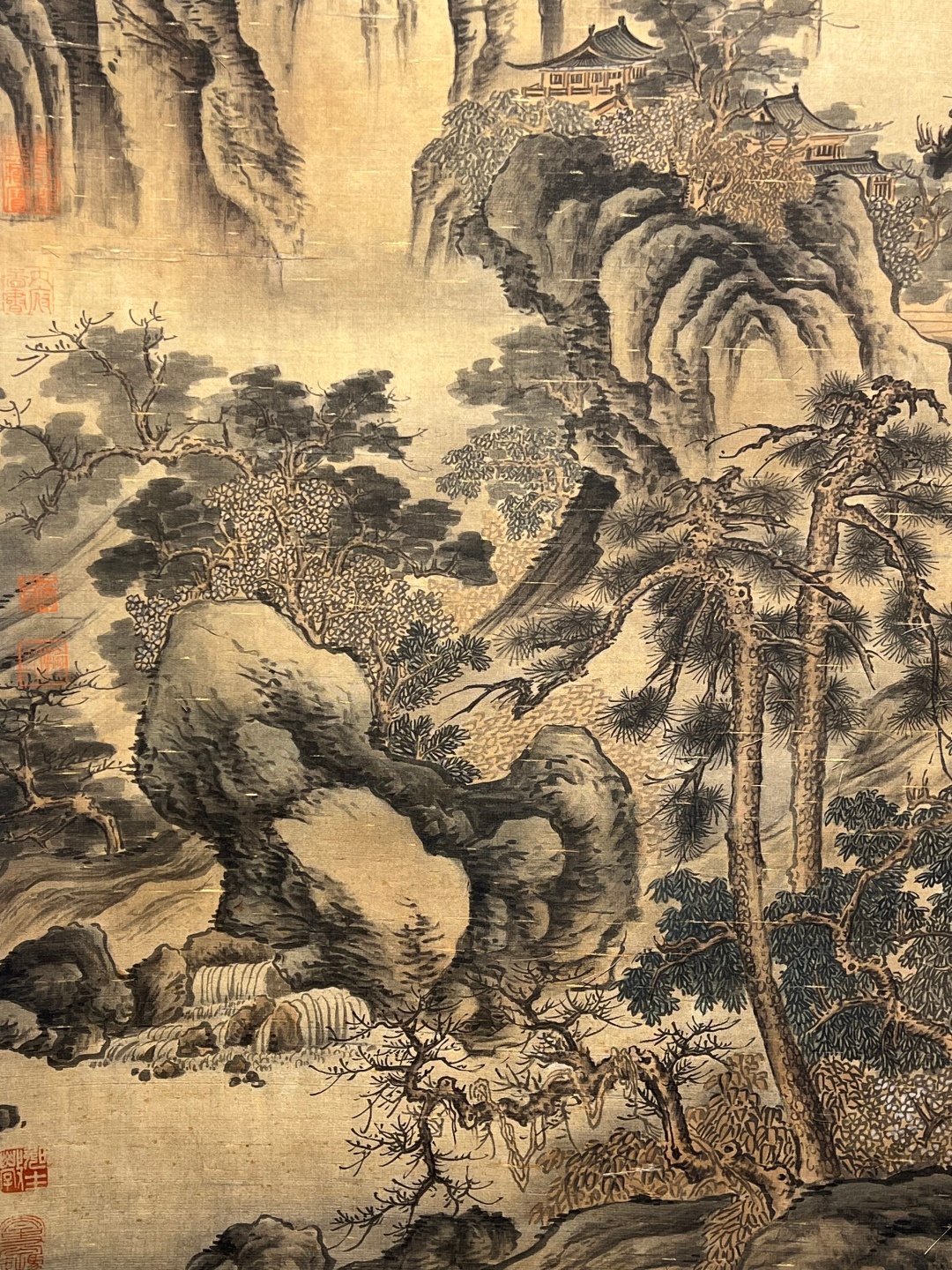 Chinese scroll painting Wang Anshi