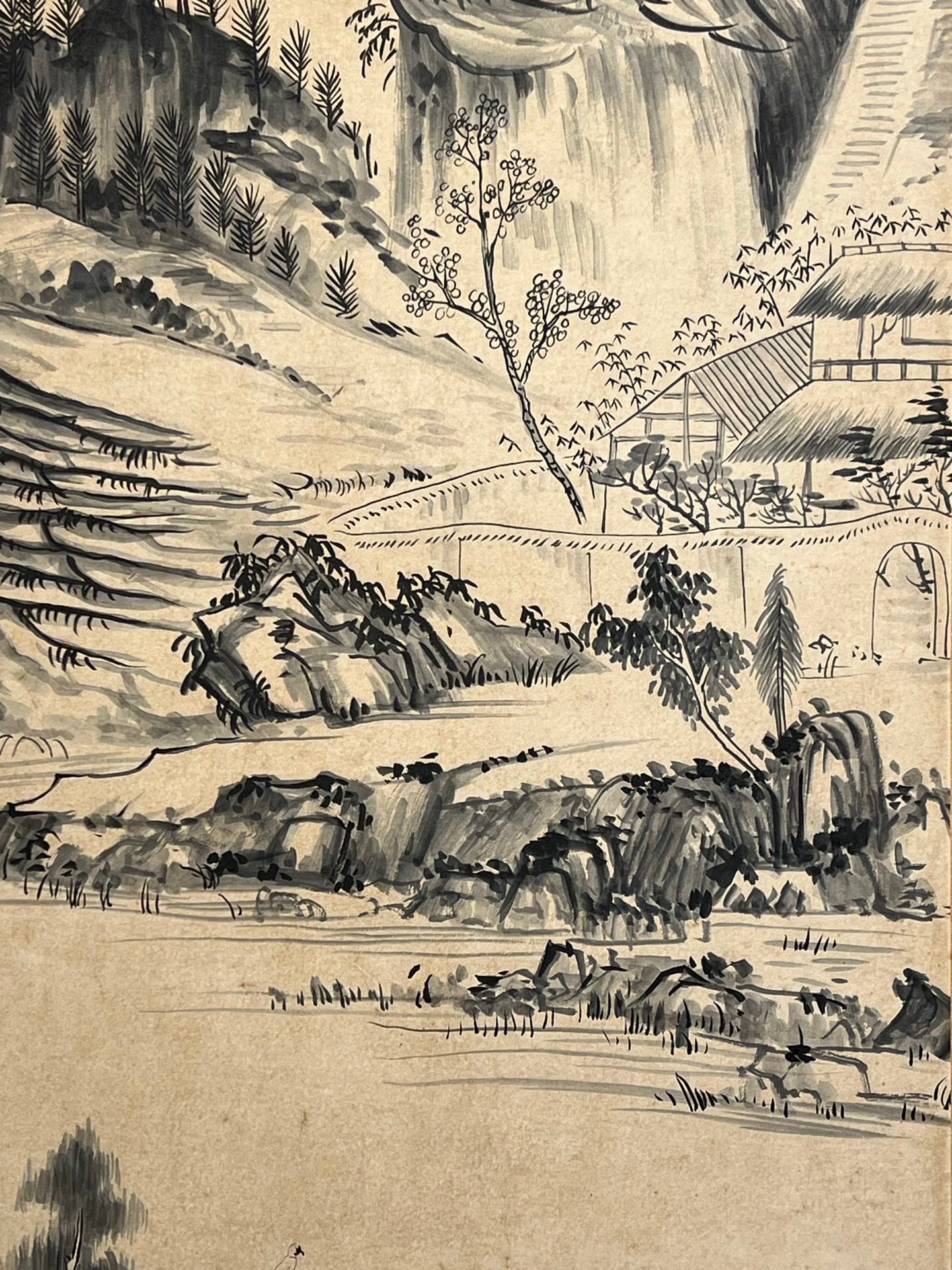 Chinese scroll painting Zhang Daqian