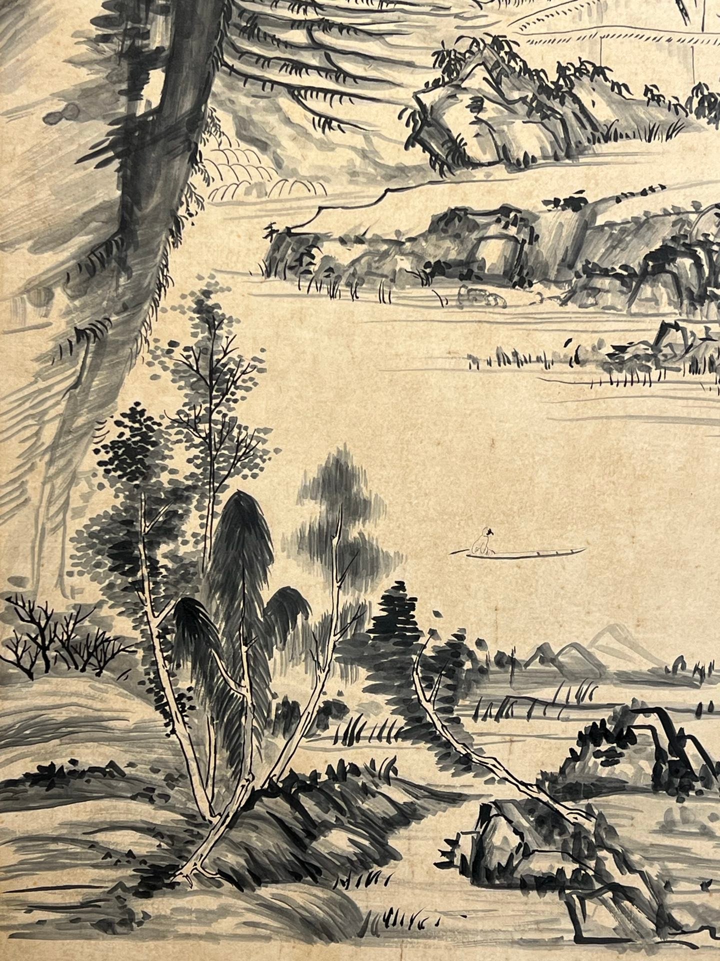 Chinese scroll painting Zhang Daqian