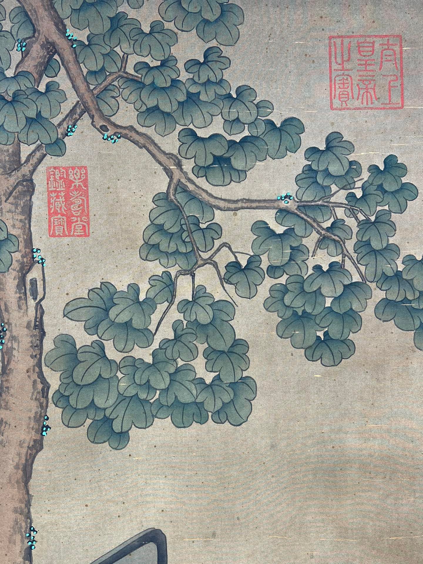 Chinese scroll painting Zhou Wenju