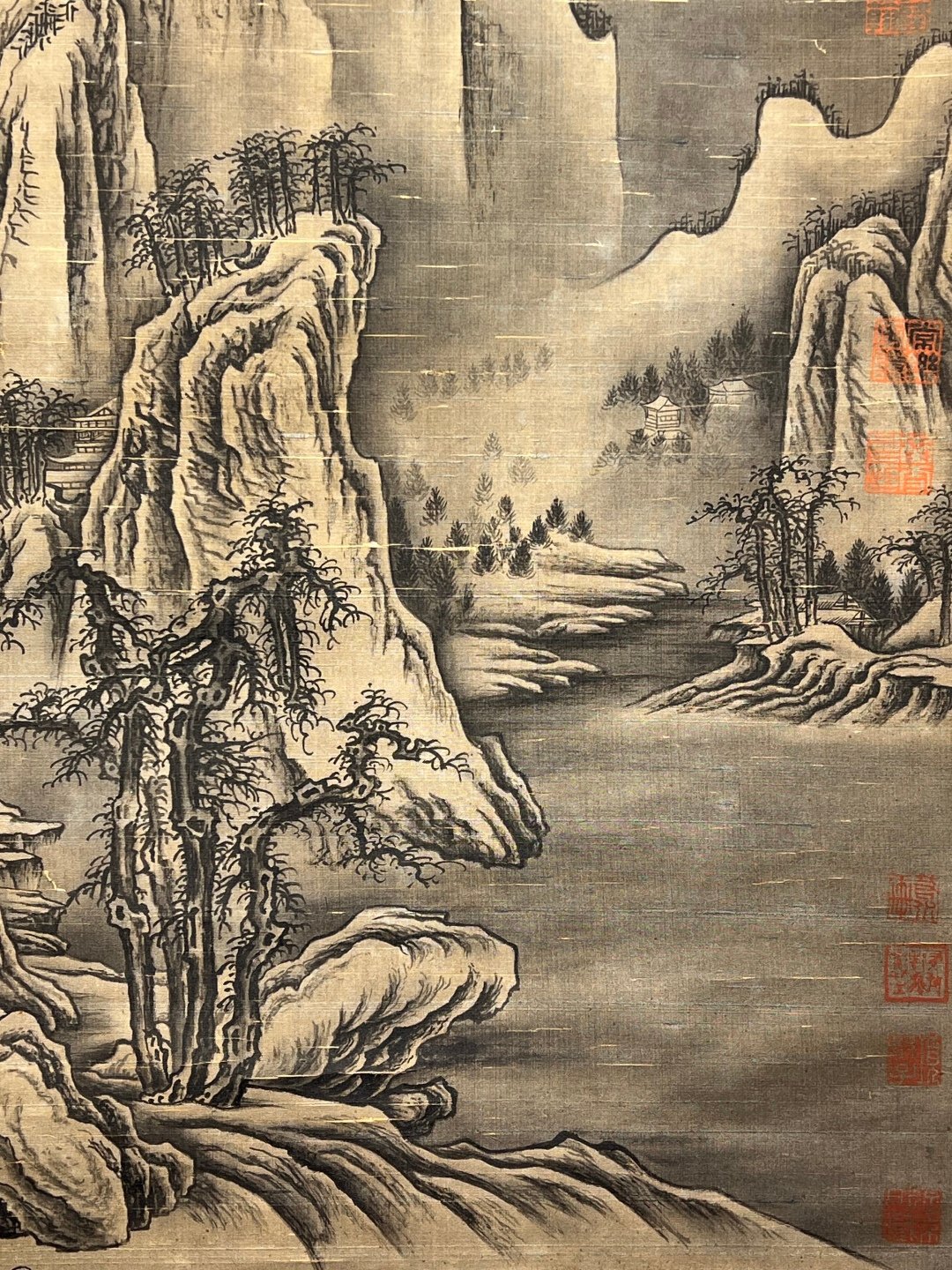 Chinese scroll painting Giant Ran