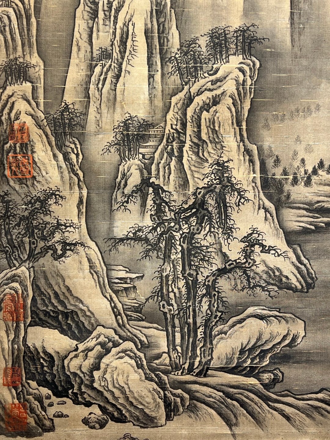 Chinese scroll painting Giant Ran
