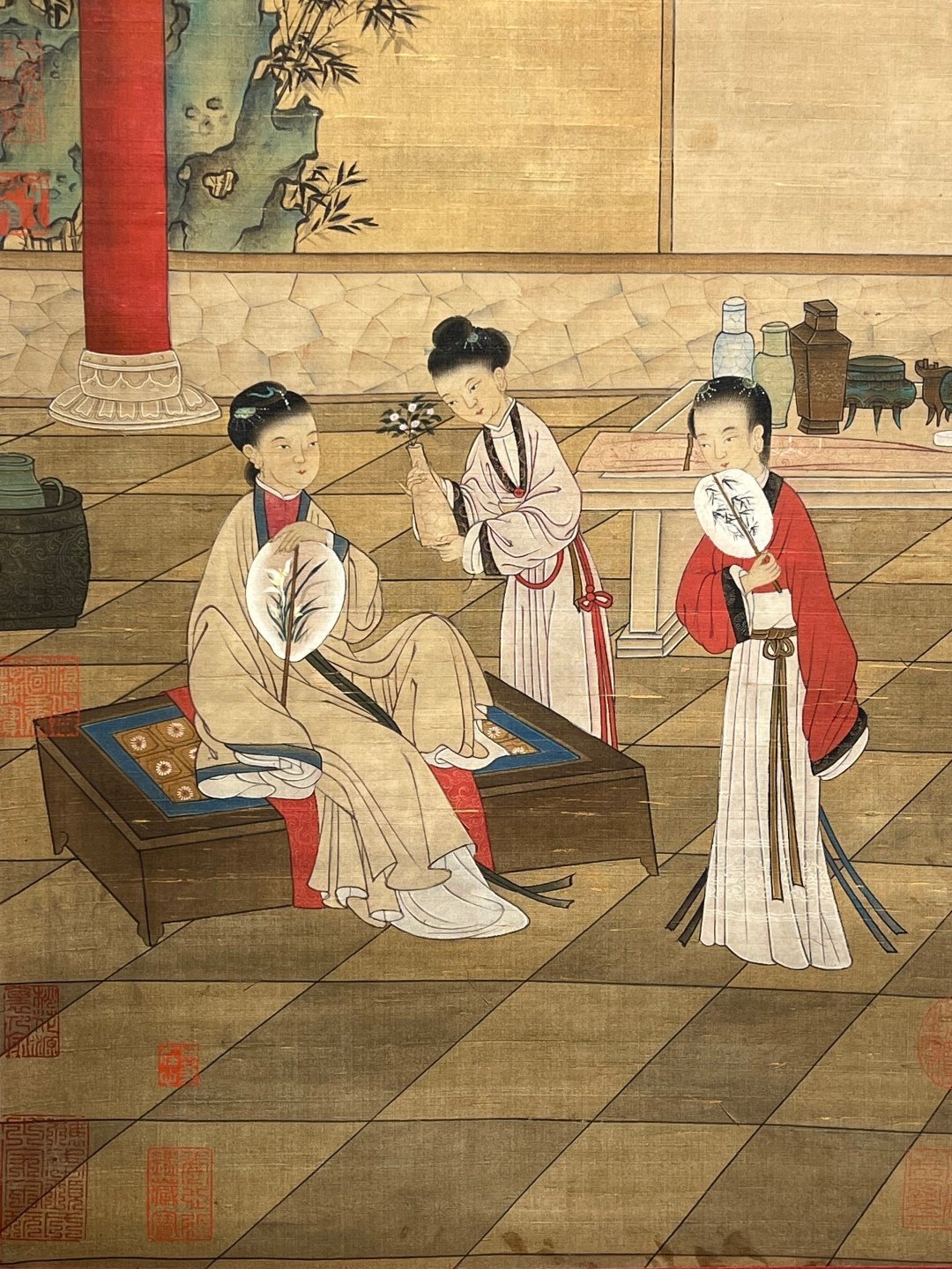 Chinese scroll painting Liu Songnian