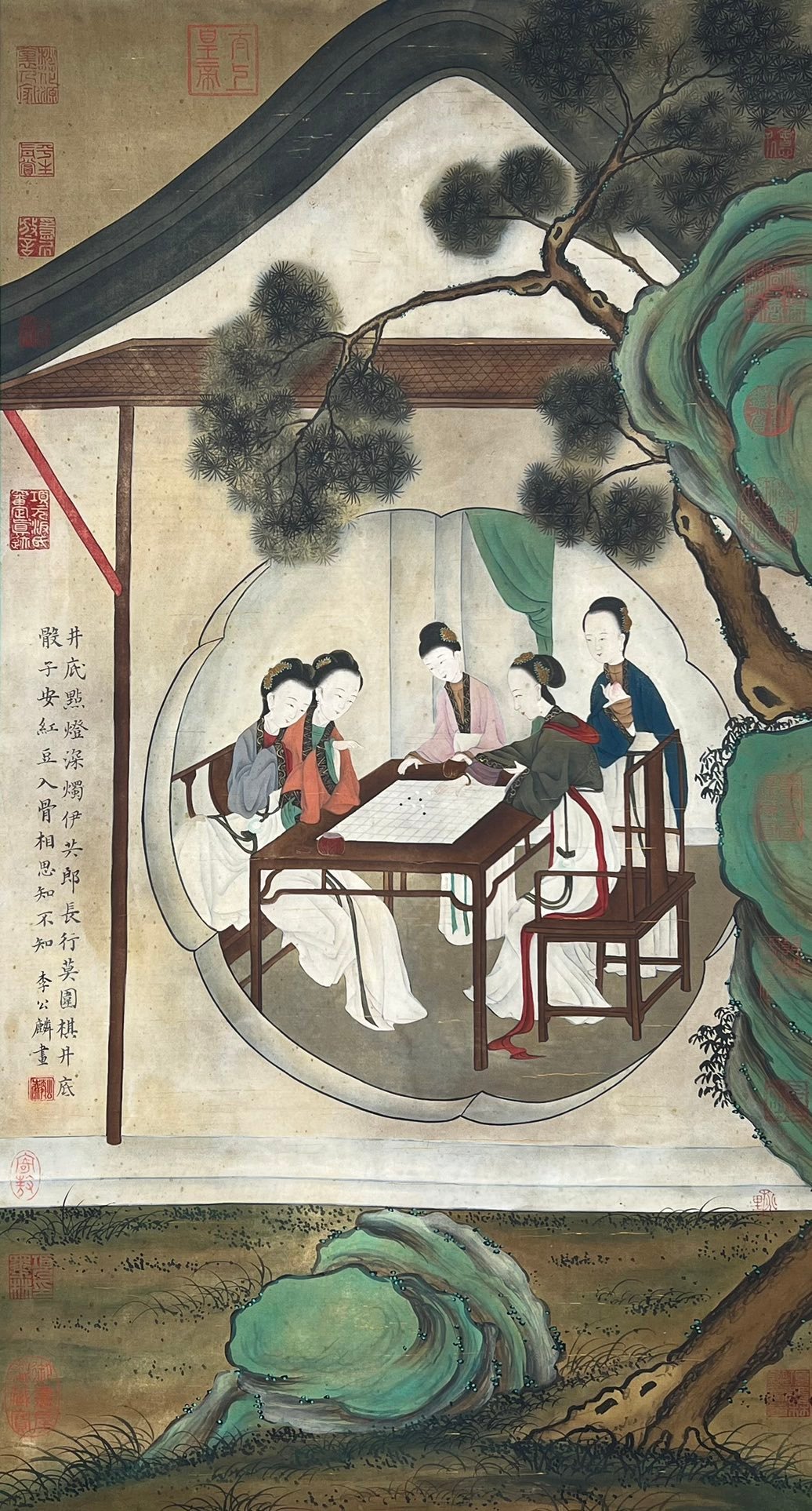 Chinese scroll painting Li Gonglin s