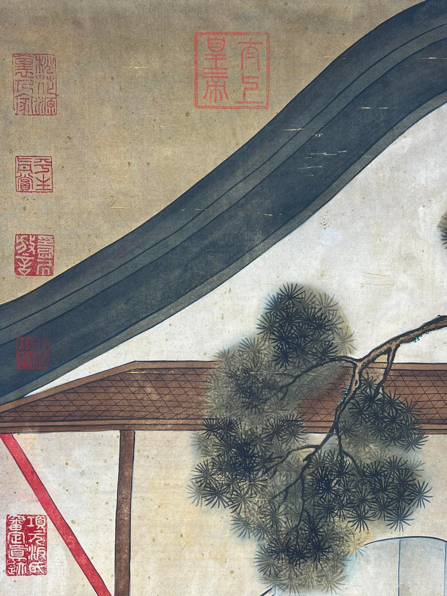 Chinese scroll painting Li Gonglin s