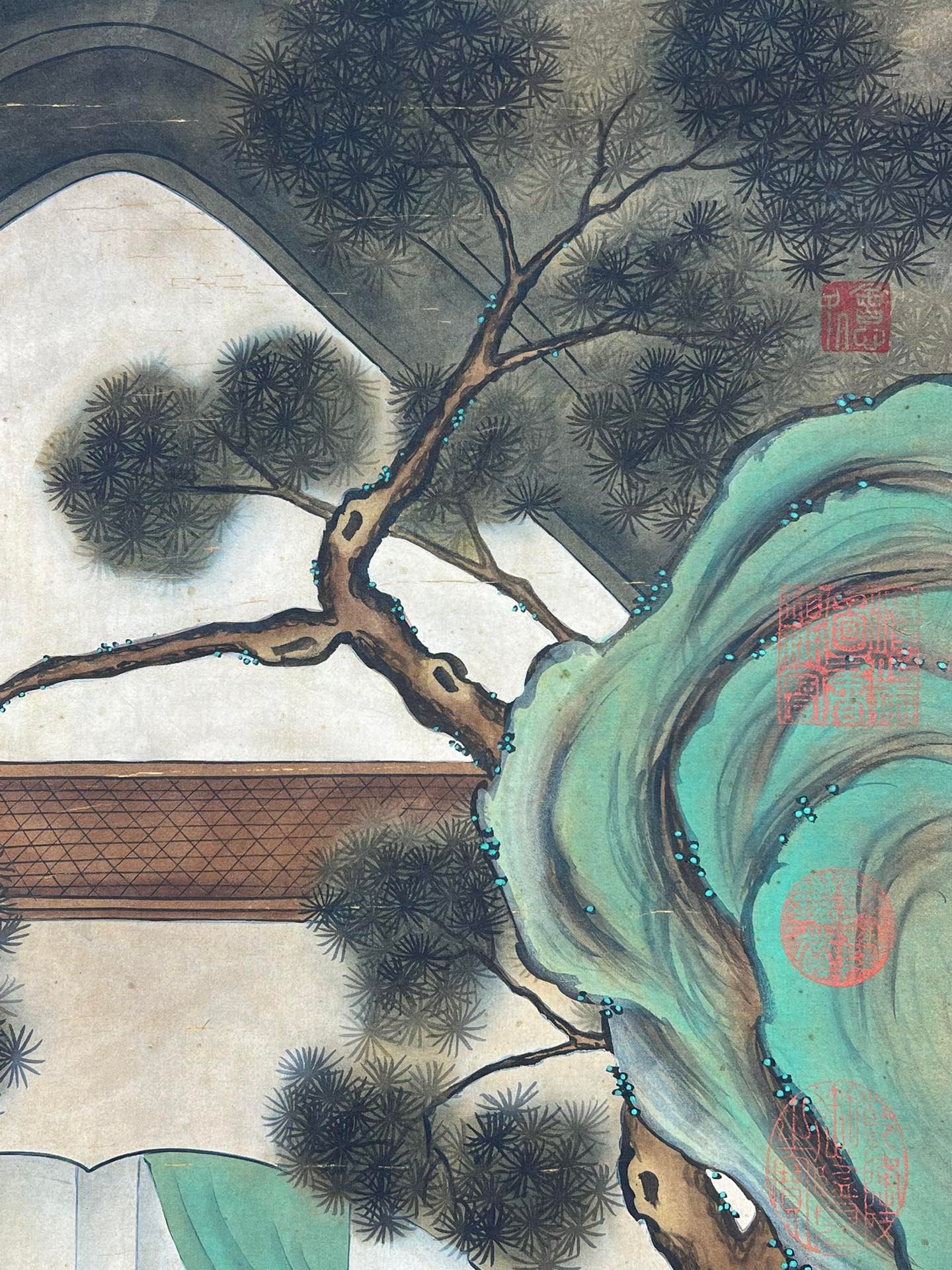 Chinese scroll painting Li Gonglin s