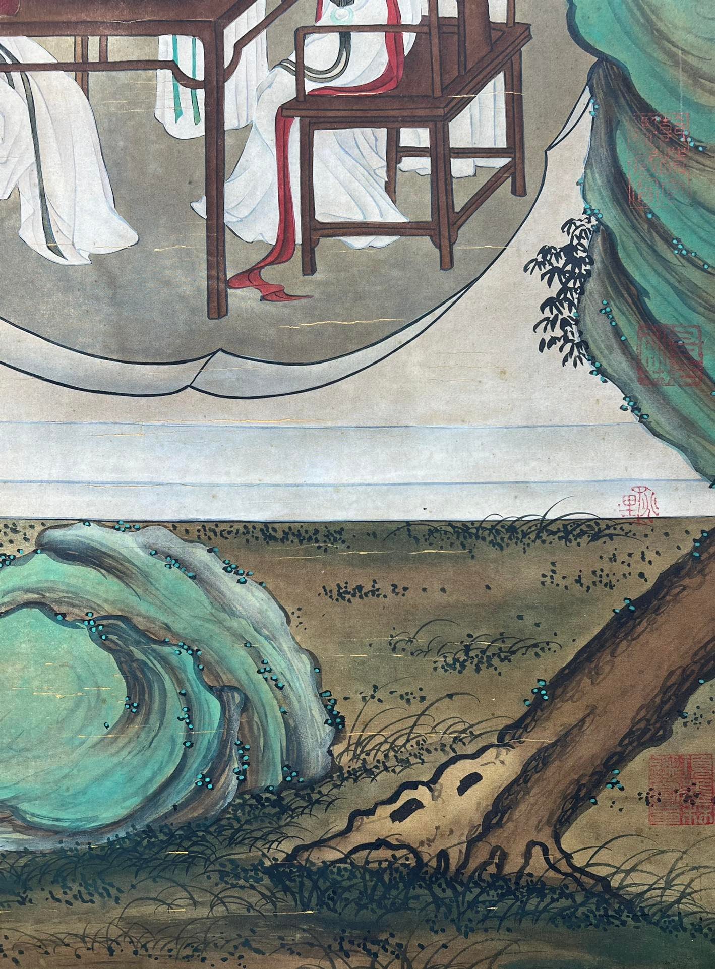 Chinese scroll painting Li Gonglin s