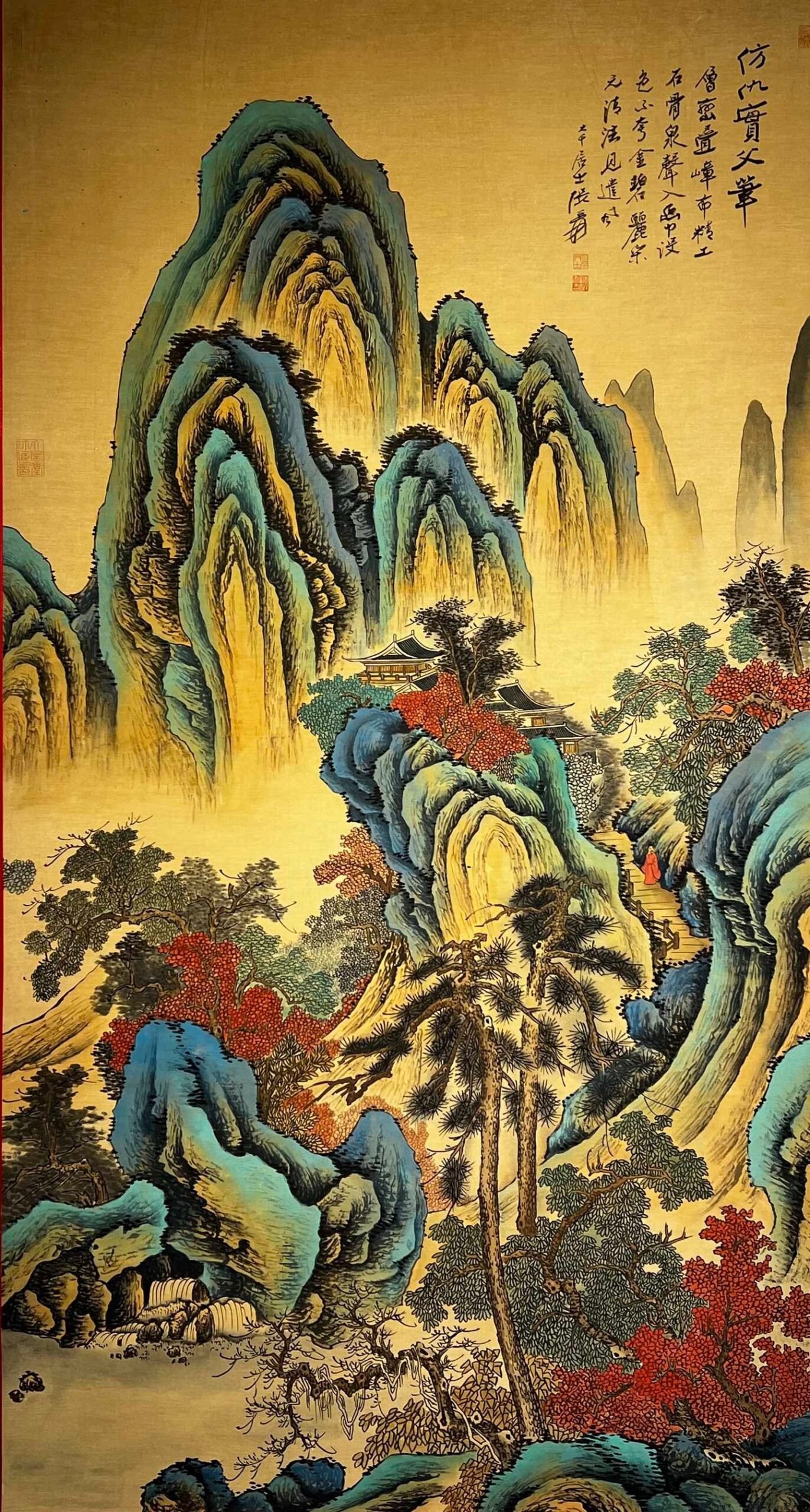 Chinese scroll painting Zhang Daqian