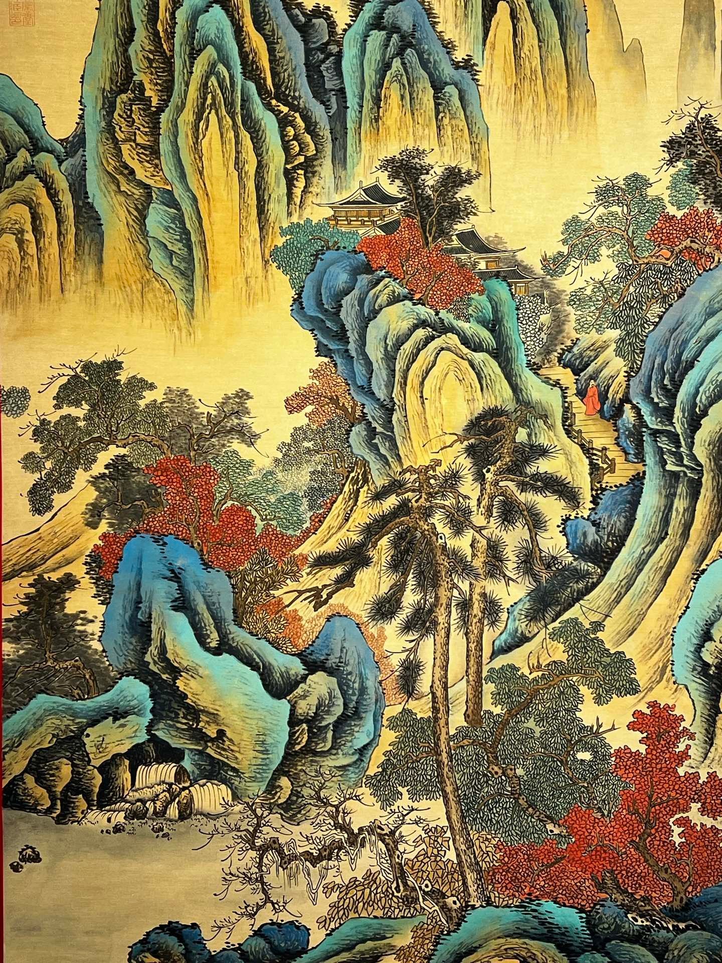 Chinese scroll painting Zhang Daqian