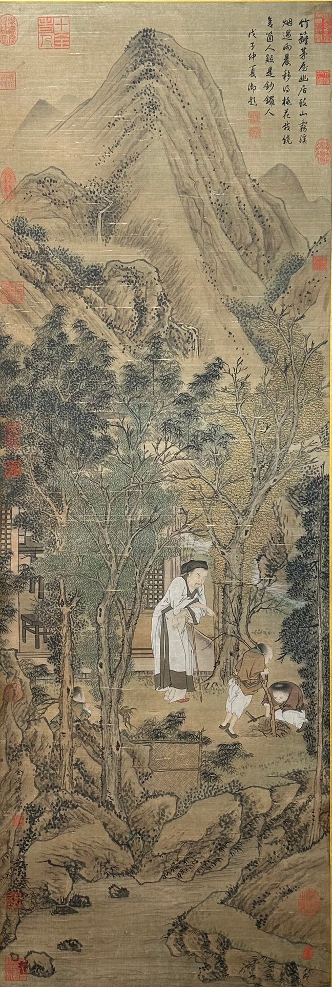 Chinese scroll painting Jin Tingbiao