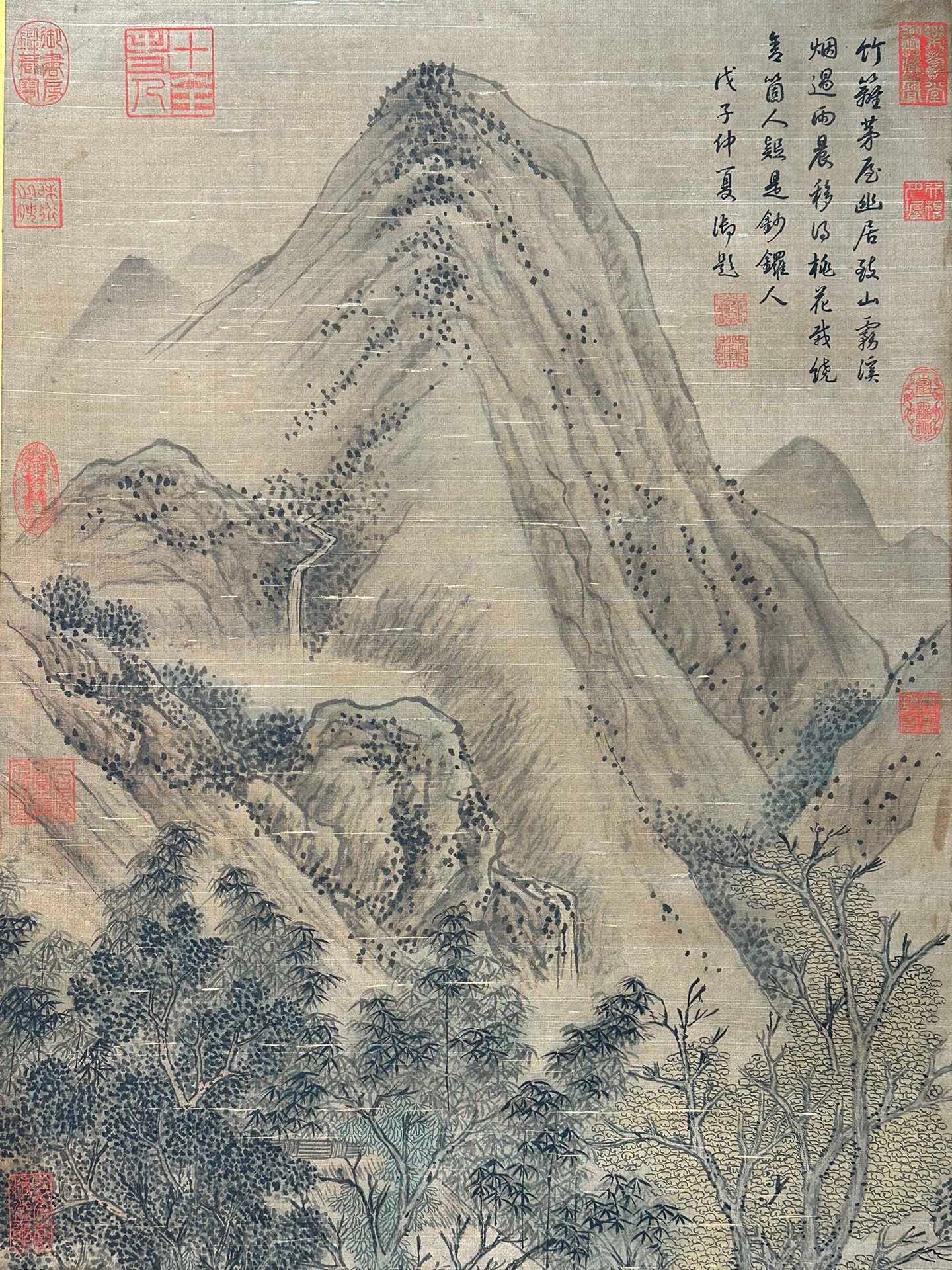 Chinese scroll painting Jin Tingbiao