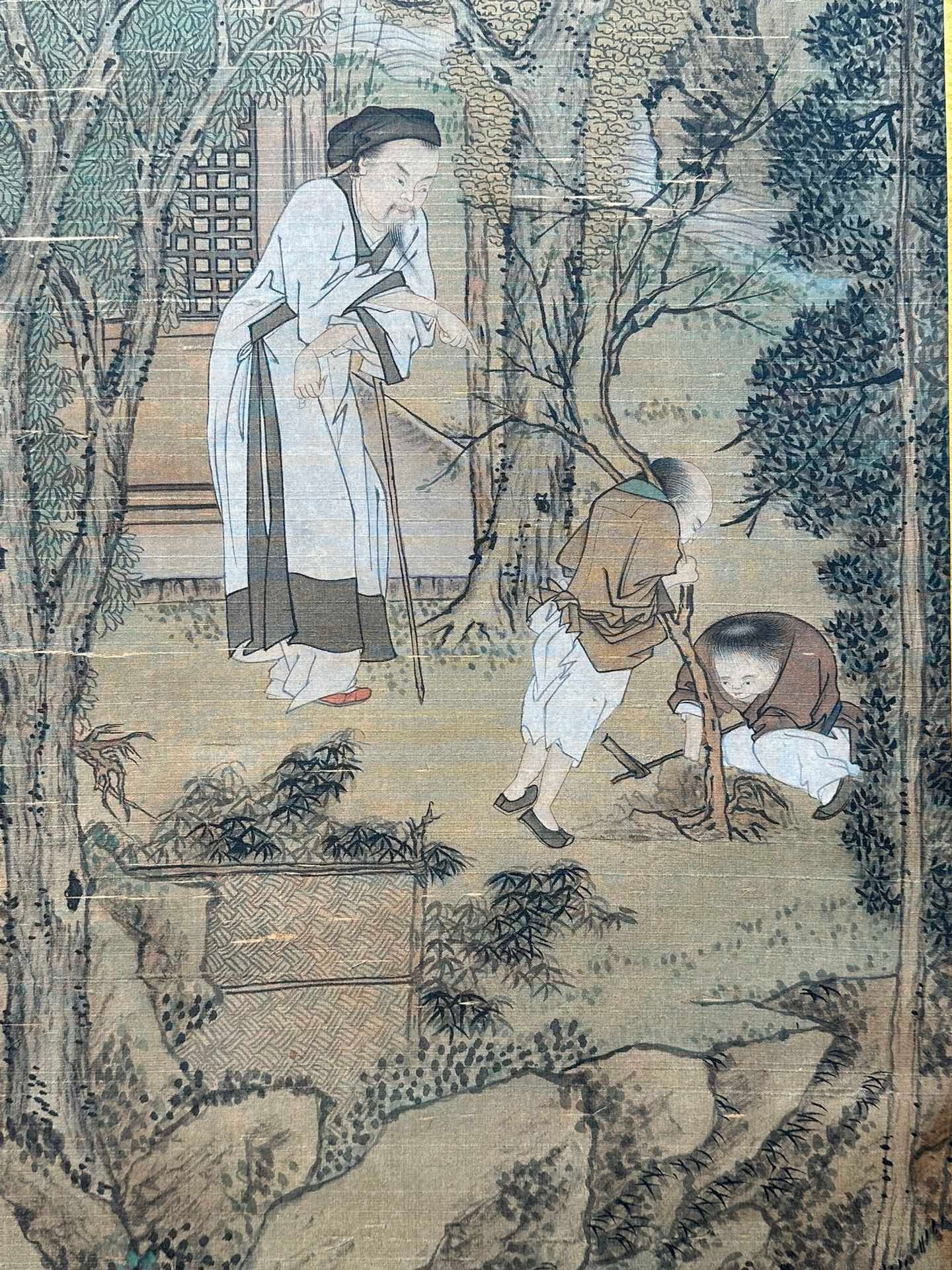 Chinese scroll painting Jin Tingbiao