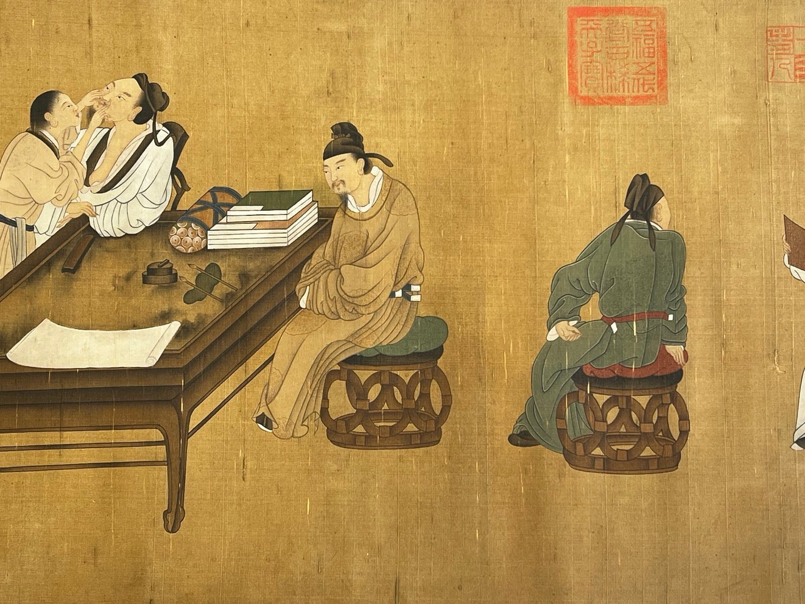 Chinese scroll painting Wang Qihan