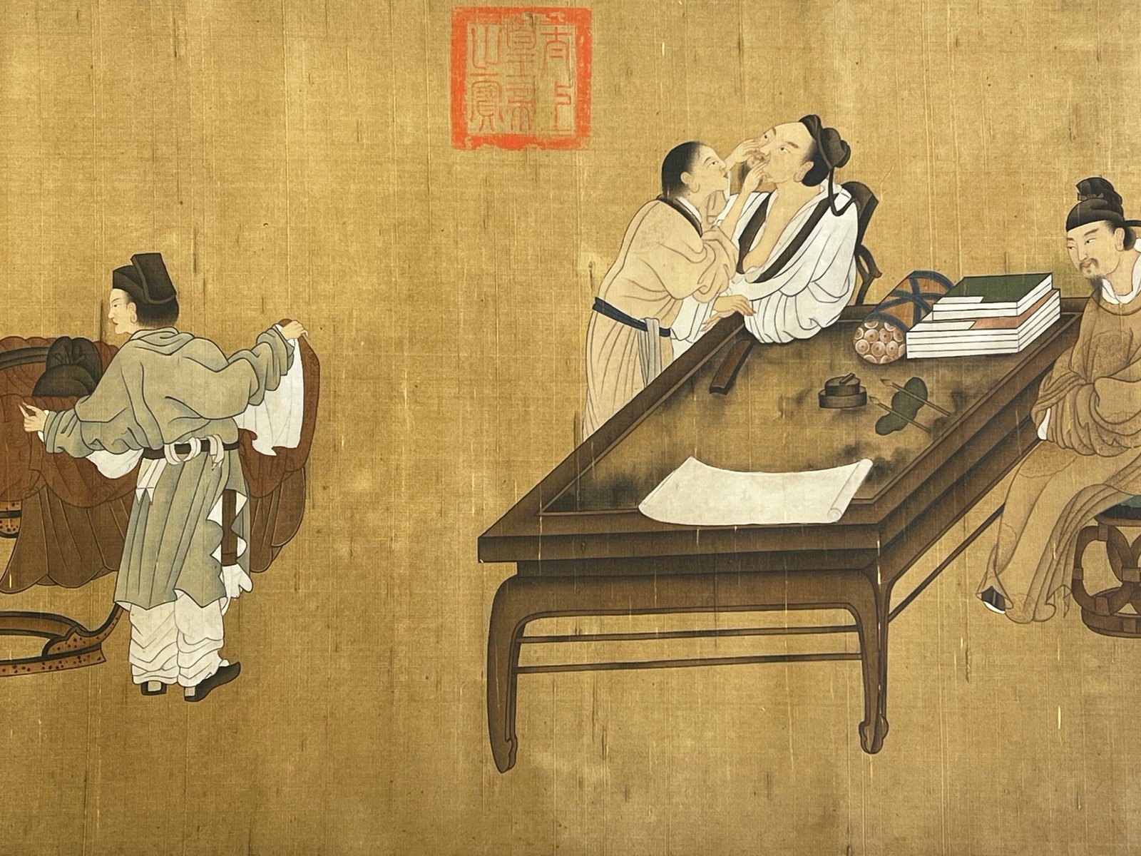 Chinese scroll painting Wang Qihan