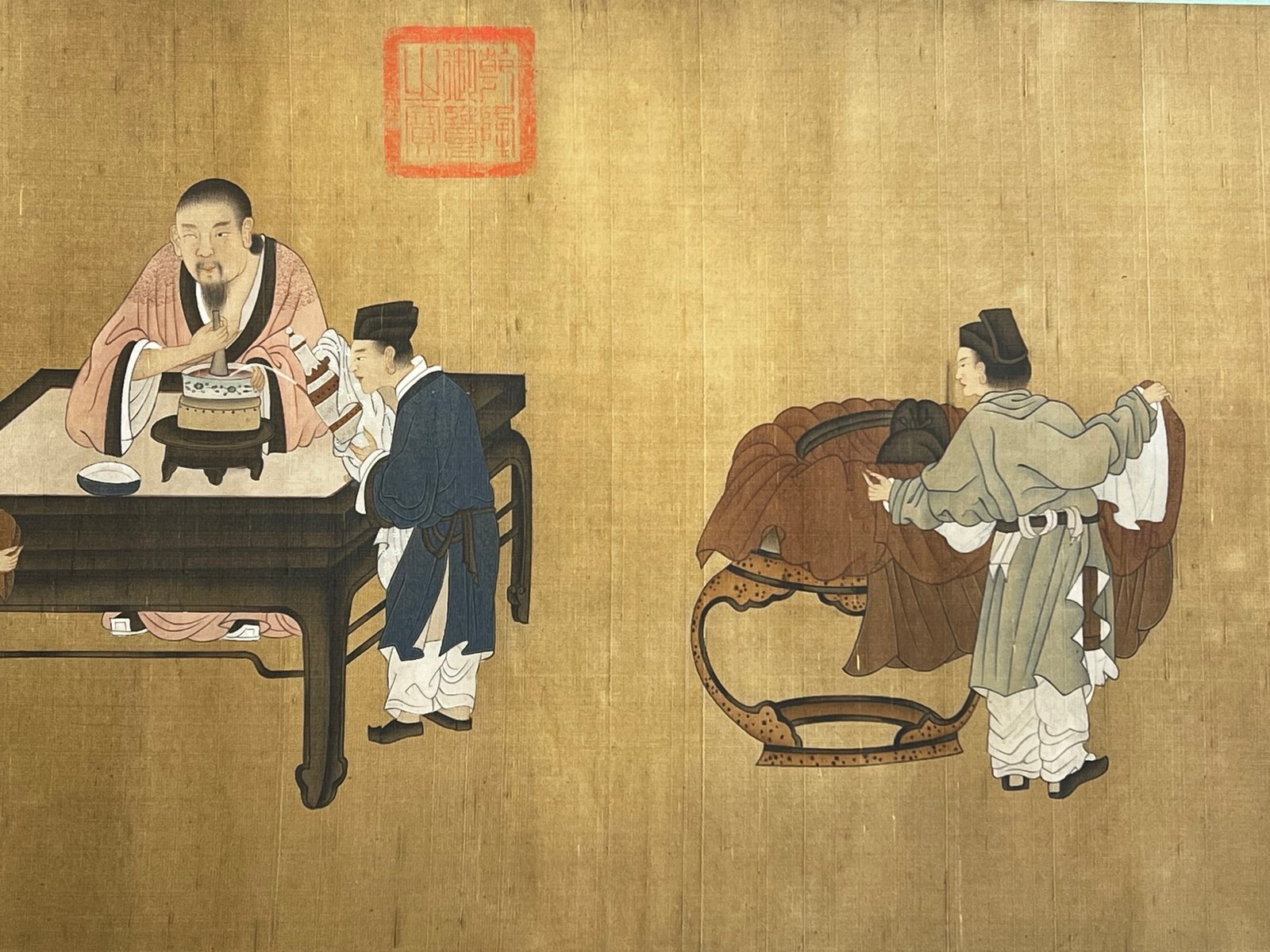 Chinese scroll painting Wang Qihan