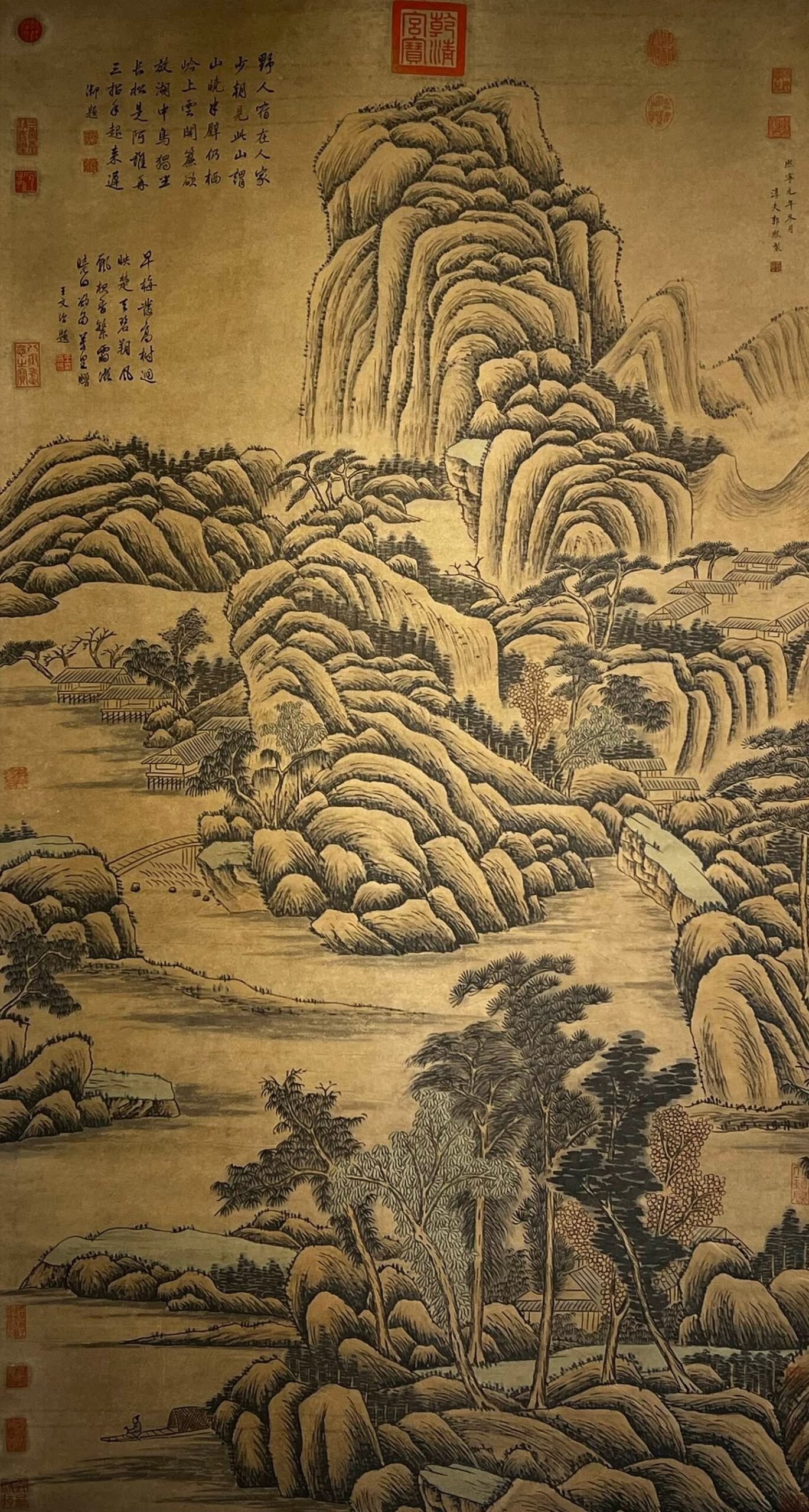 Chinese scroll painting Guo Xi