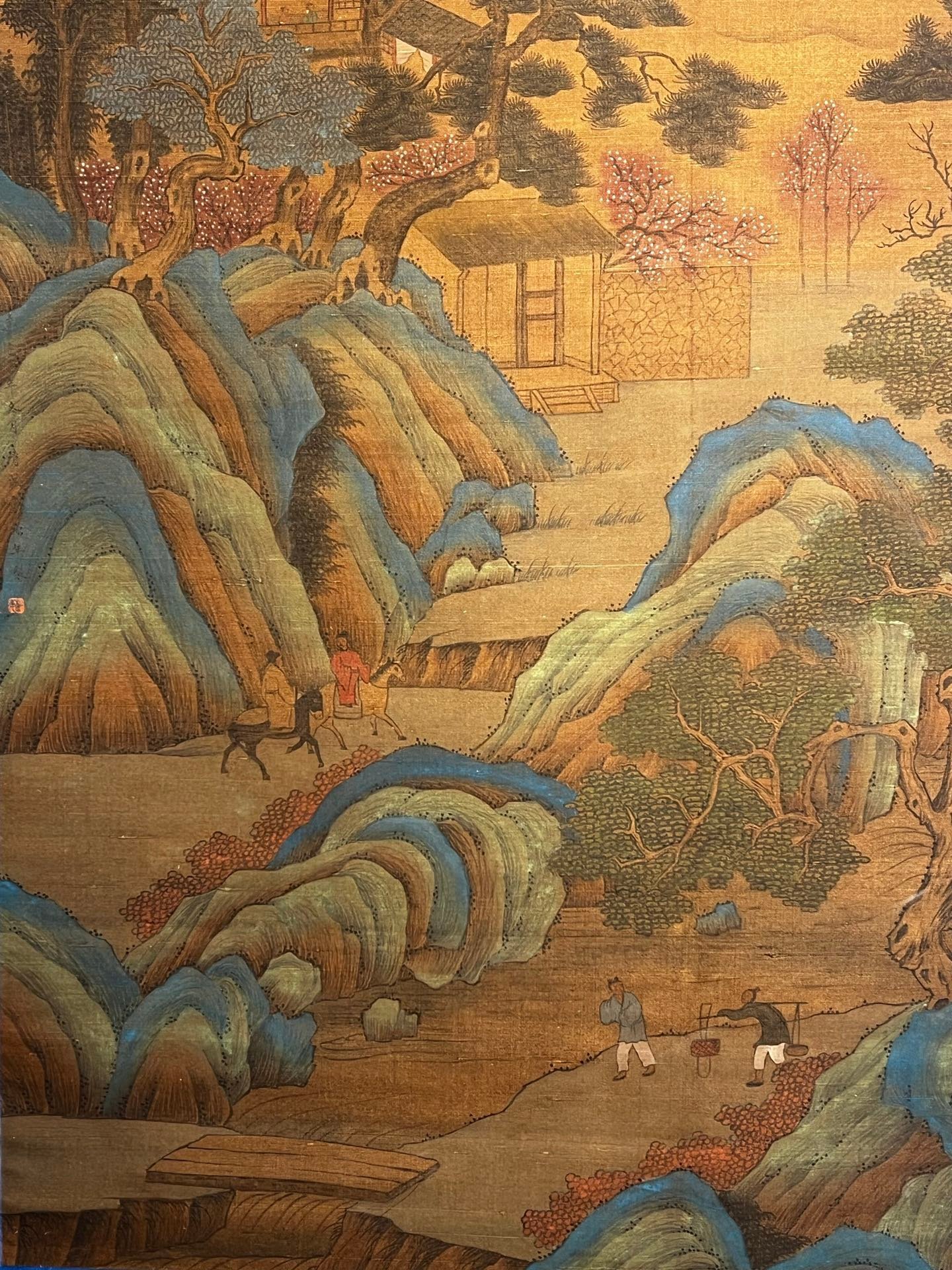 Chinese scroll painting Liu Songnian