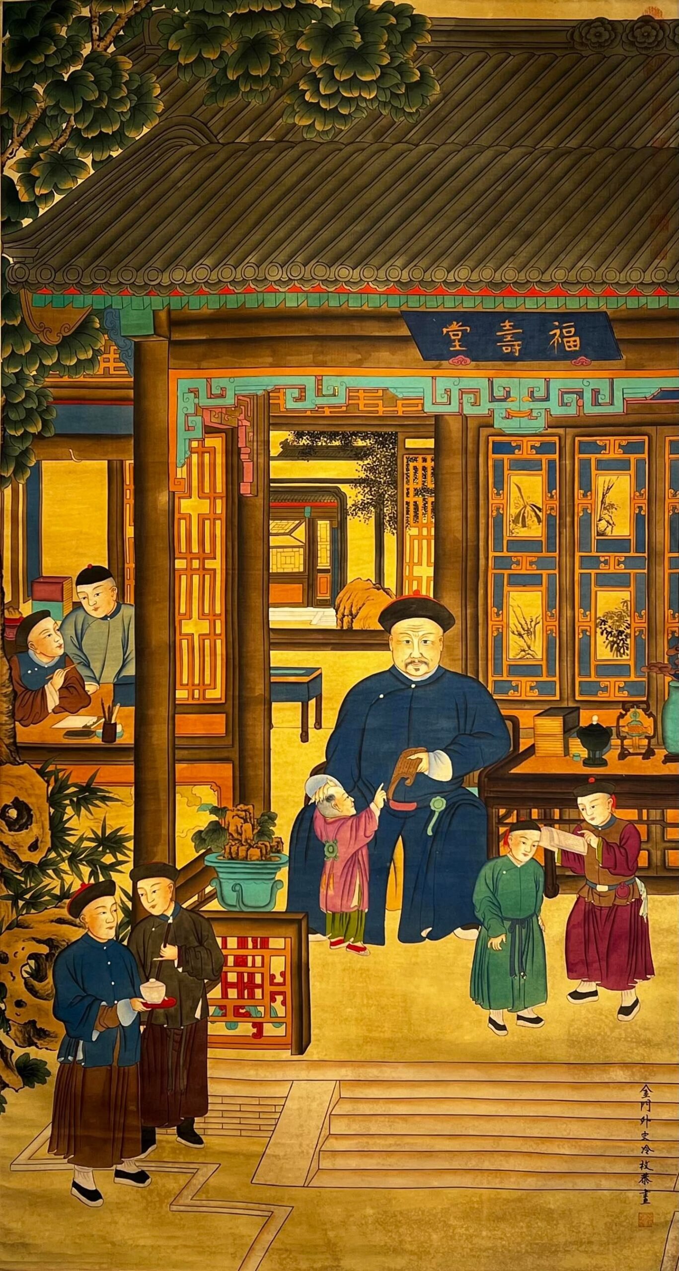 Chinese scroll painting Leng Mei