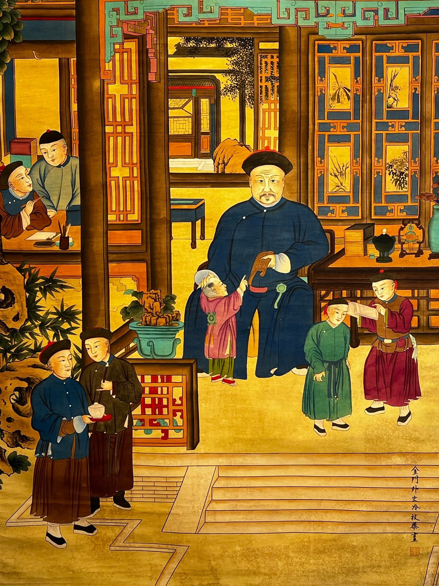 Chinese scroll painting Leng Mei
