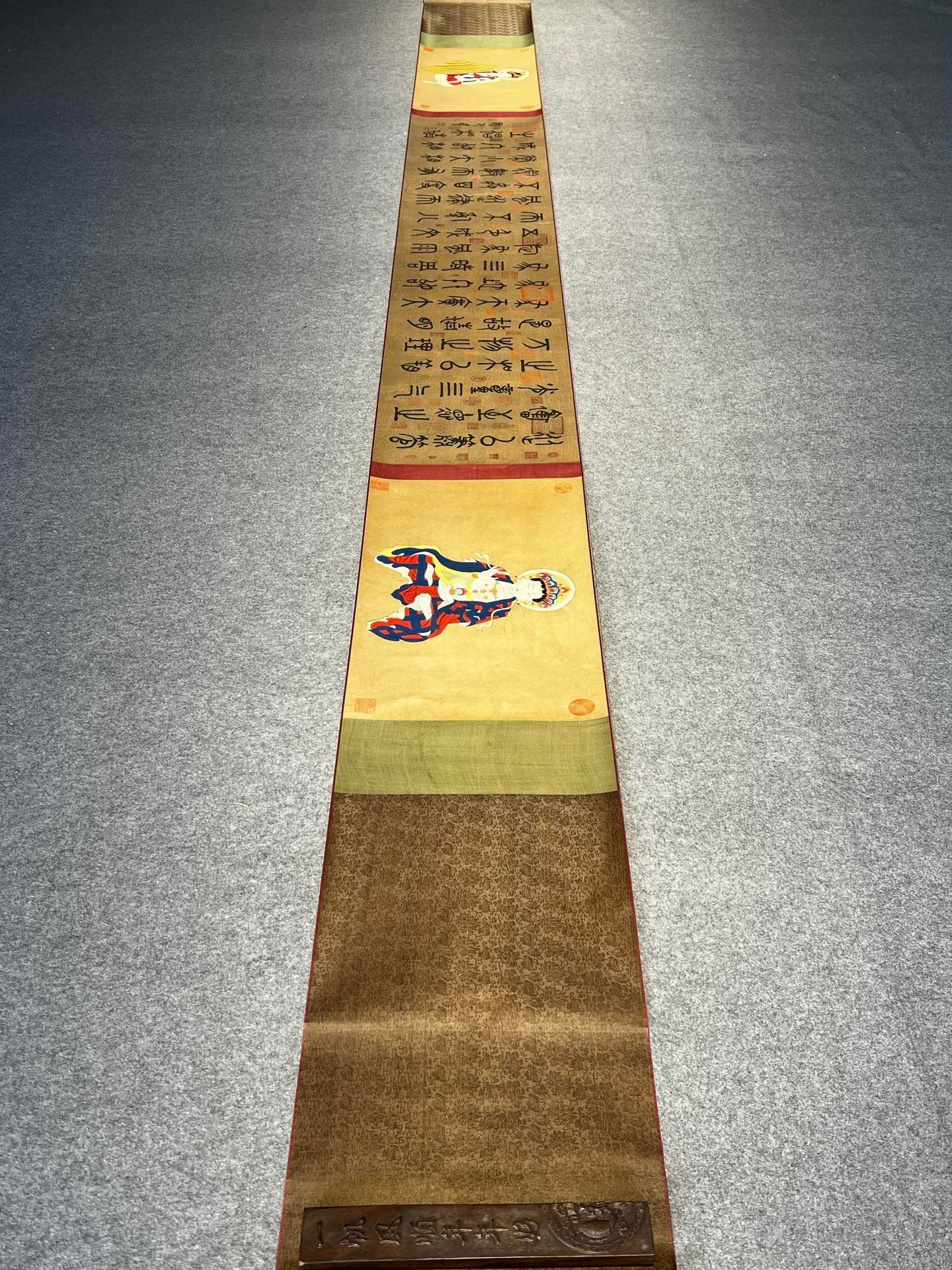 Chinese scroll painting Suiren