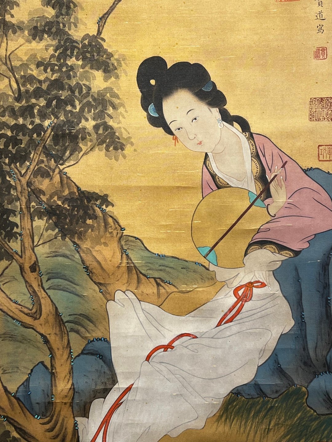 Chinese scroll painting Liu Guandao