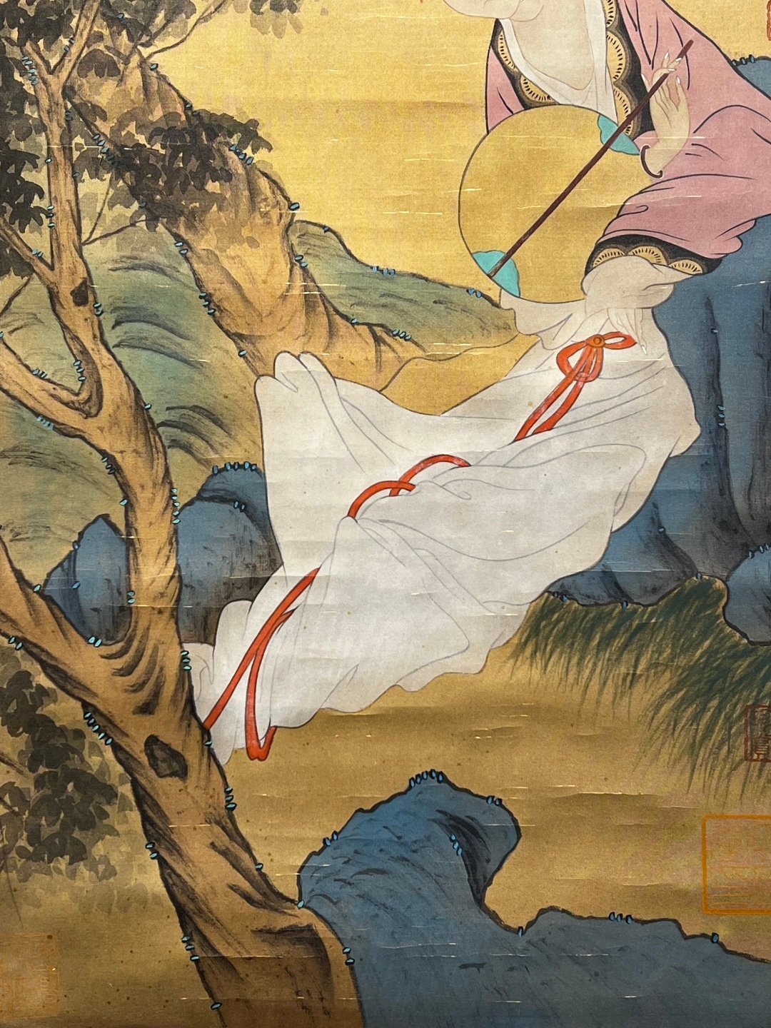 Chinese scroll painting Liu Guandao