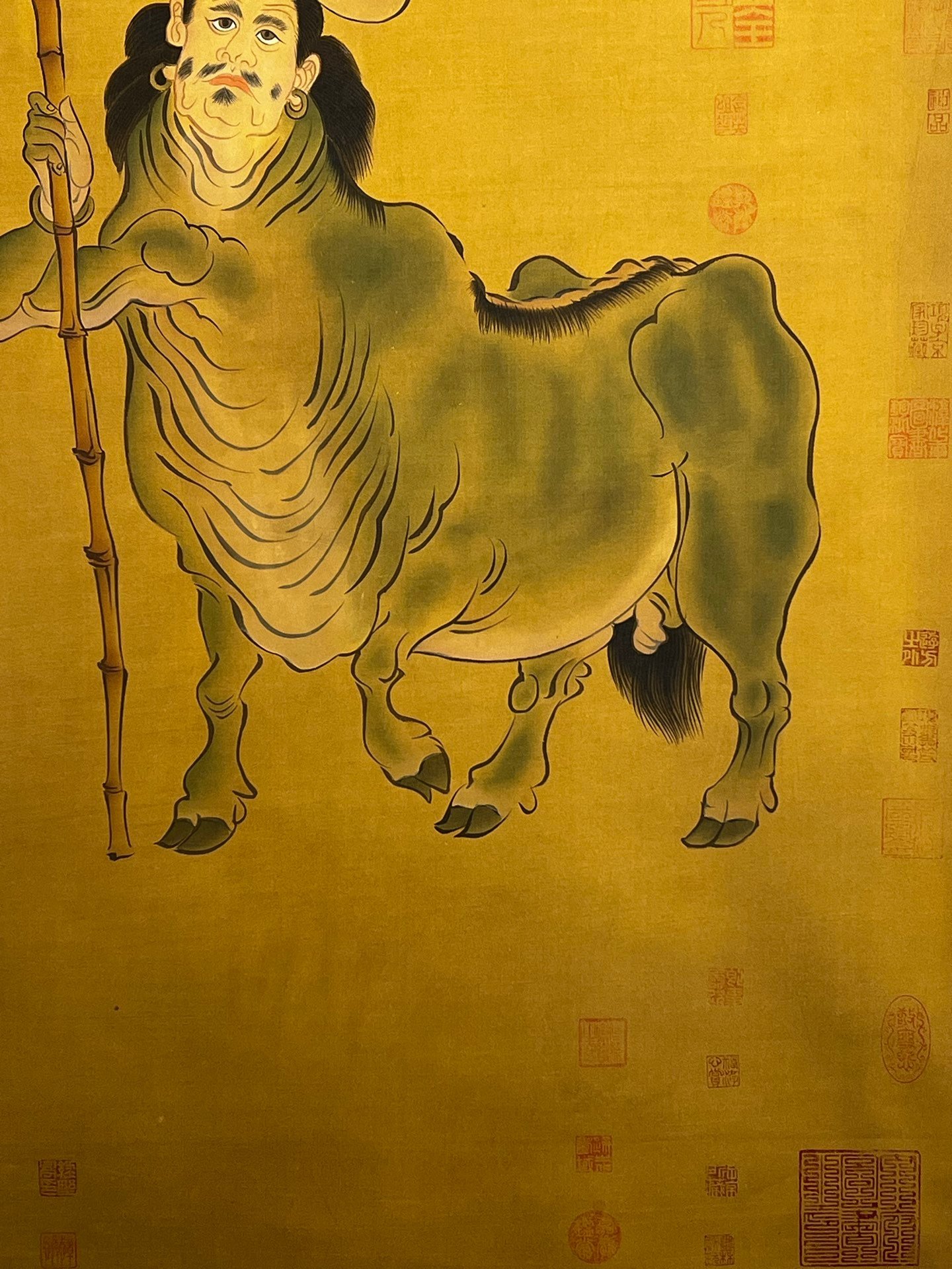 Chinese scroll painting Shennong