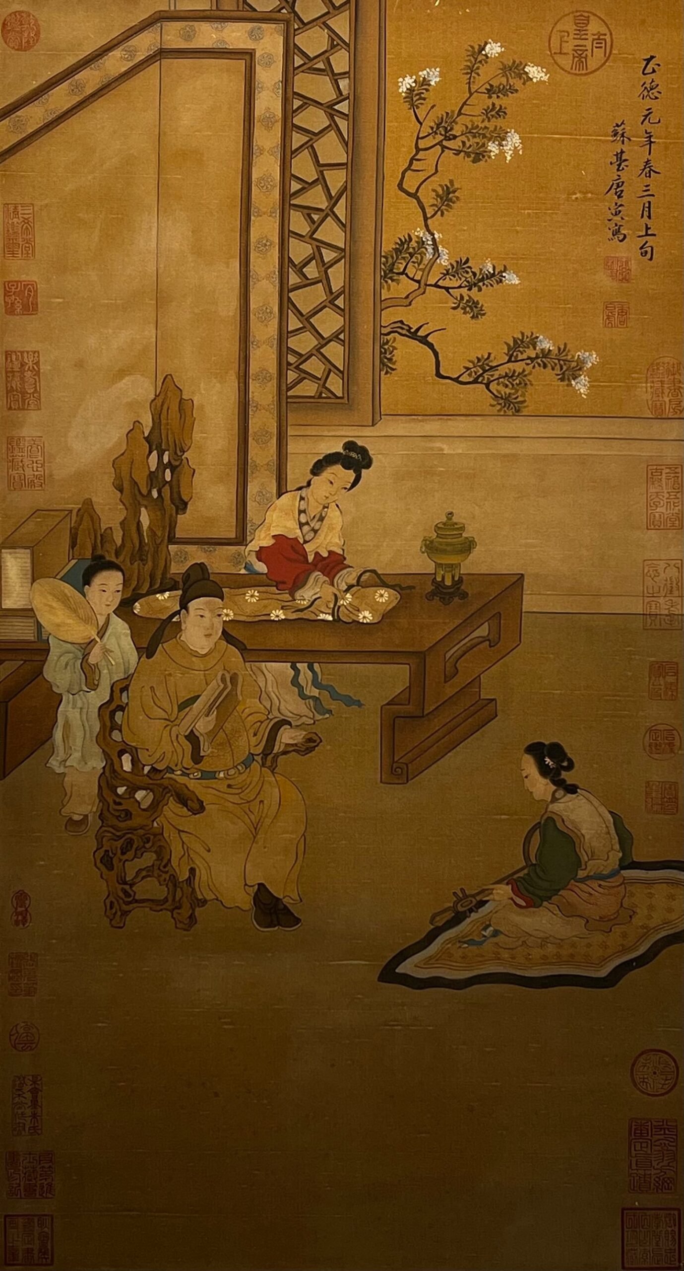 Chinese scroll painting Tang Yin