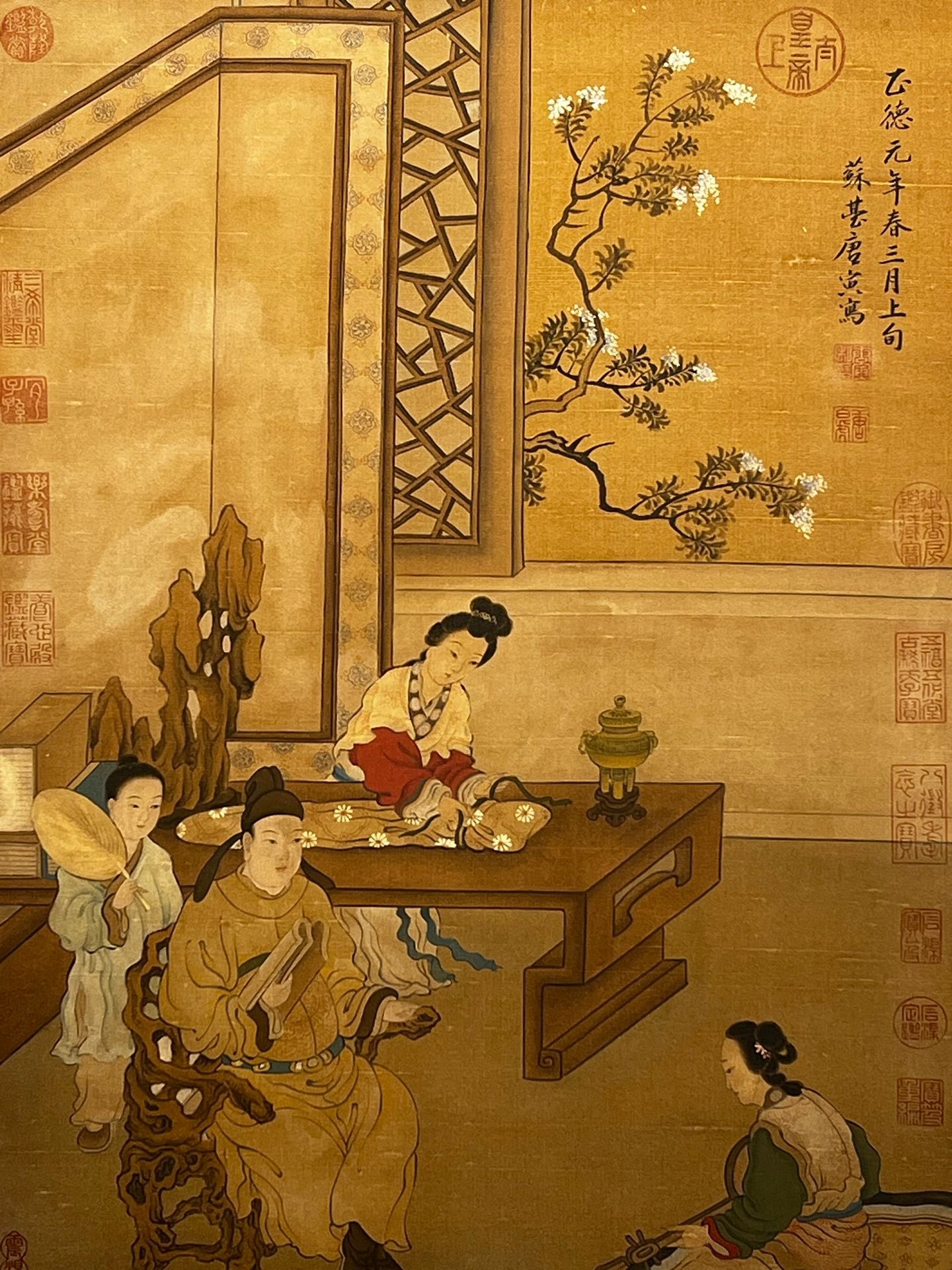 Chinese scroll painting Tang Yin