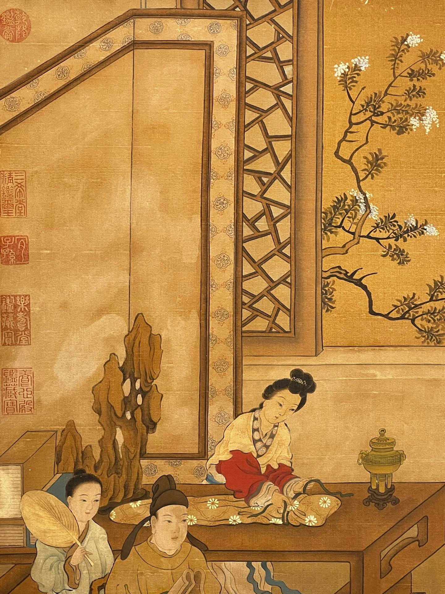 Chinese scroll painting Tang Yin