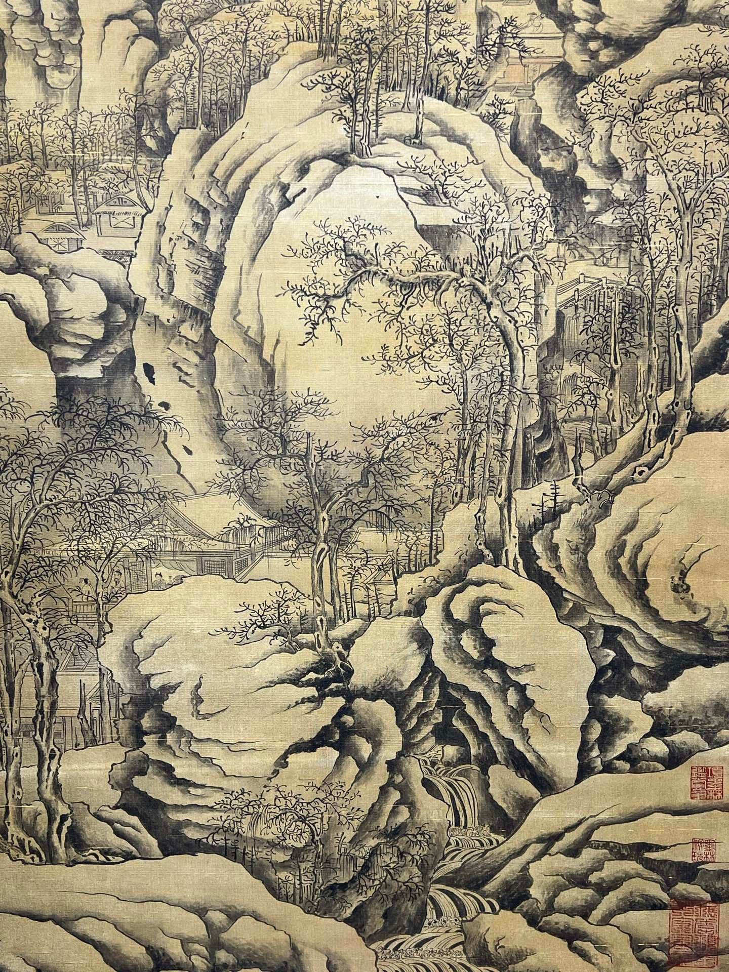 Chinese scroll painting Guo X