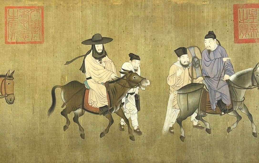 Chinese scroll painting Li Gonglin