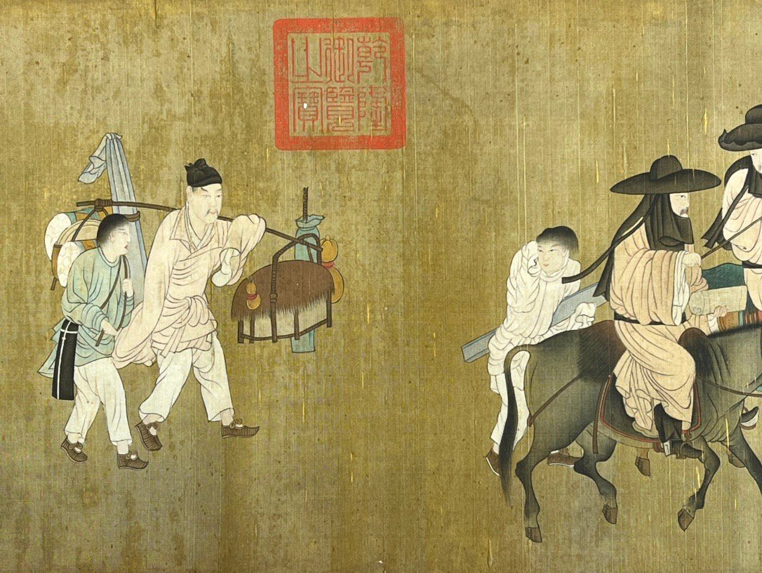 Chinese scroll painting Li Gonglin