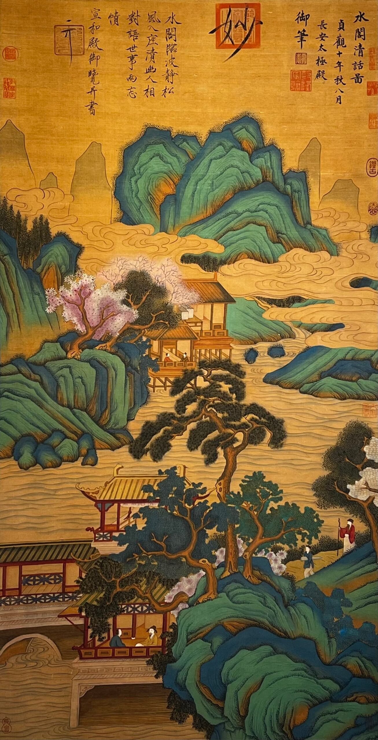 Chinese scroll painting Tang Taizong