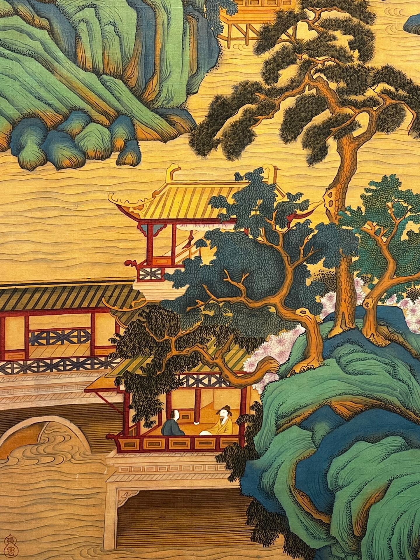Chinese scroll painting Tang Taizong