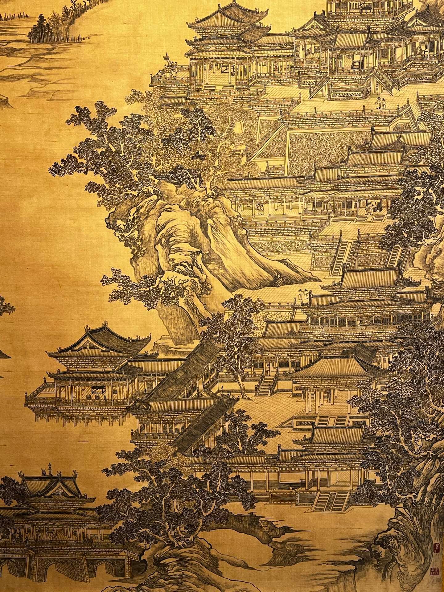 Chinese scroll painting Guo Zhongshu