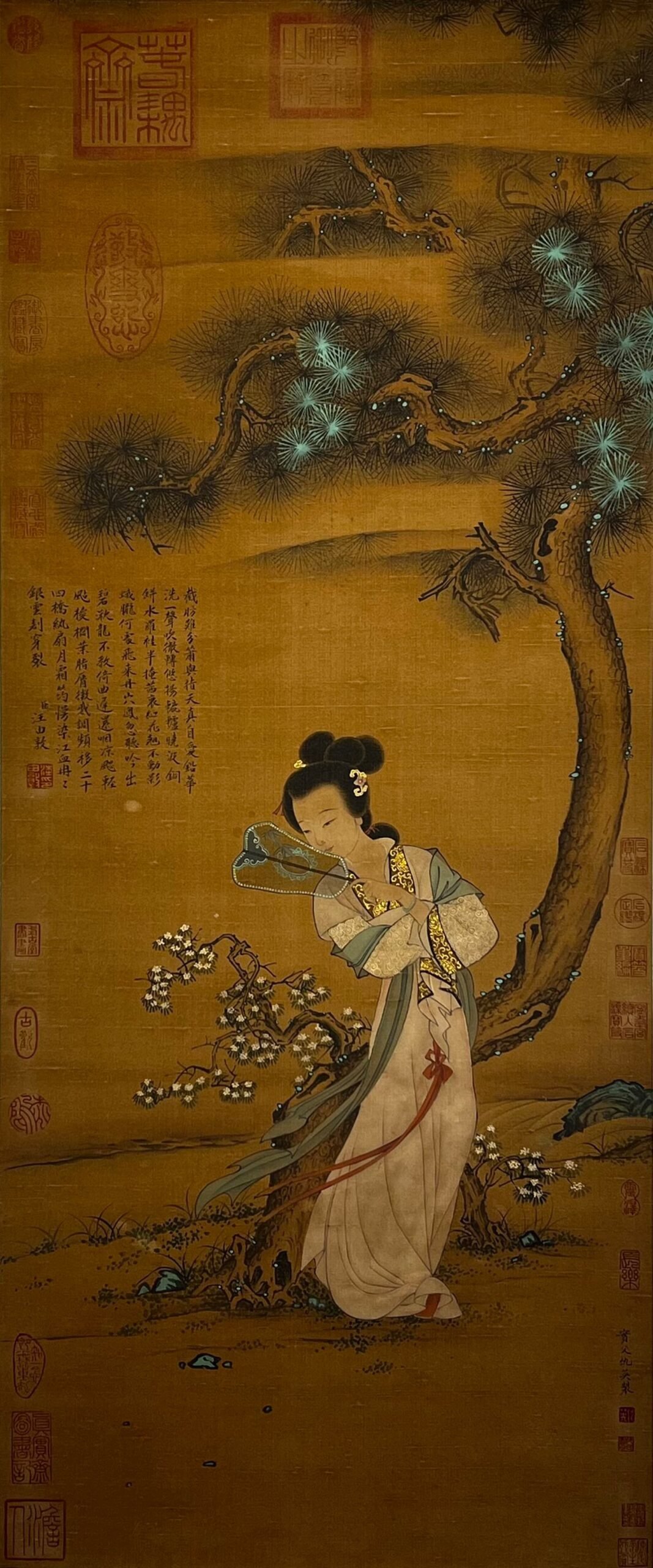 Chinese scroll painting Qiu Ying