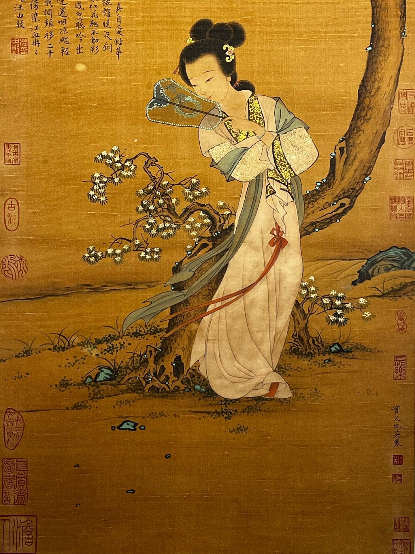 Chinese scroll painting Qiu Ying