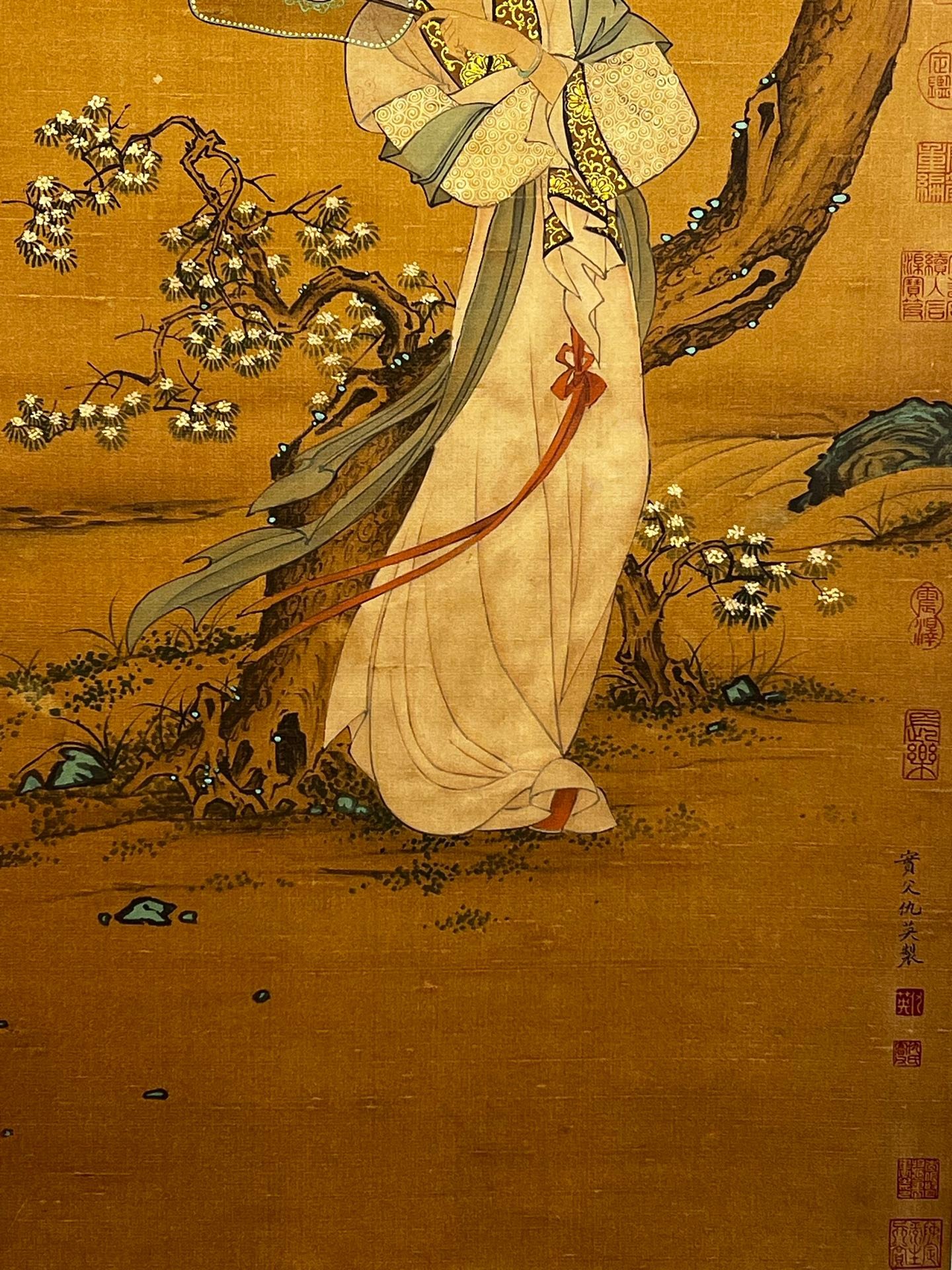 Chinese scroll painting Qiu Ying