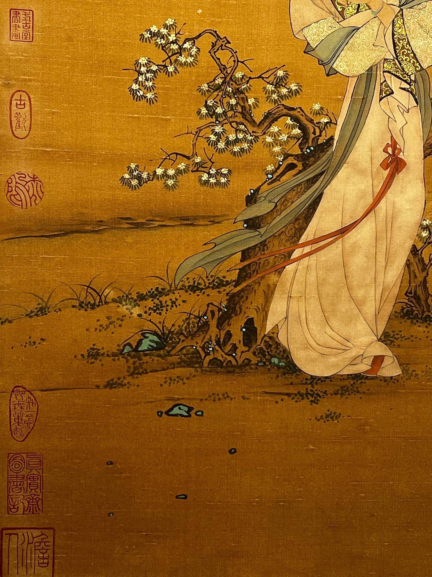 Chinese scroll painting Qiu Ying
