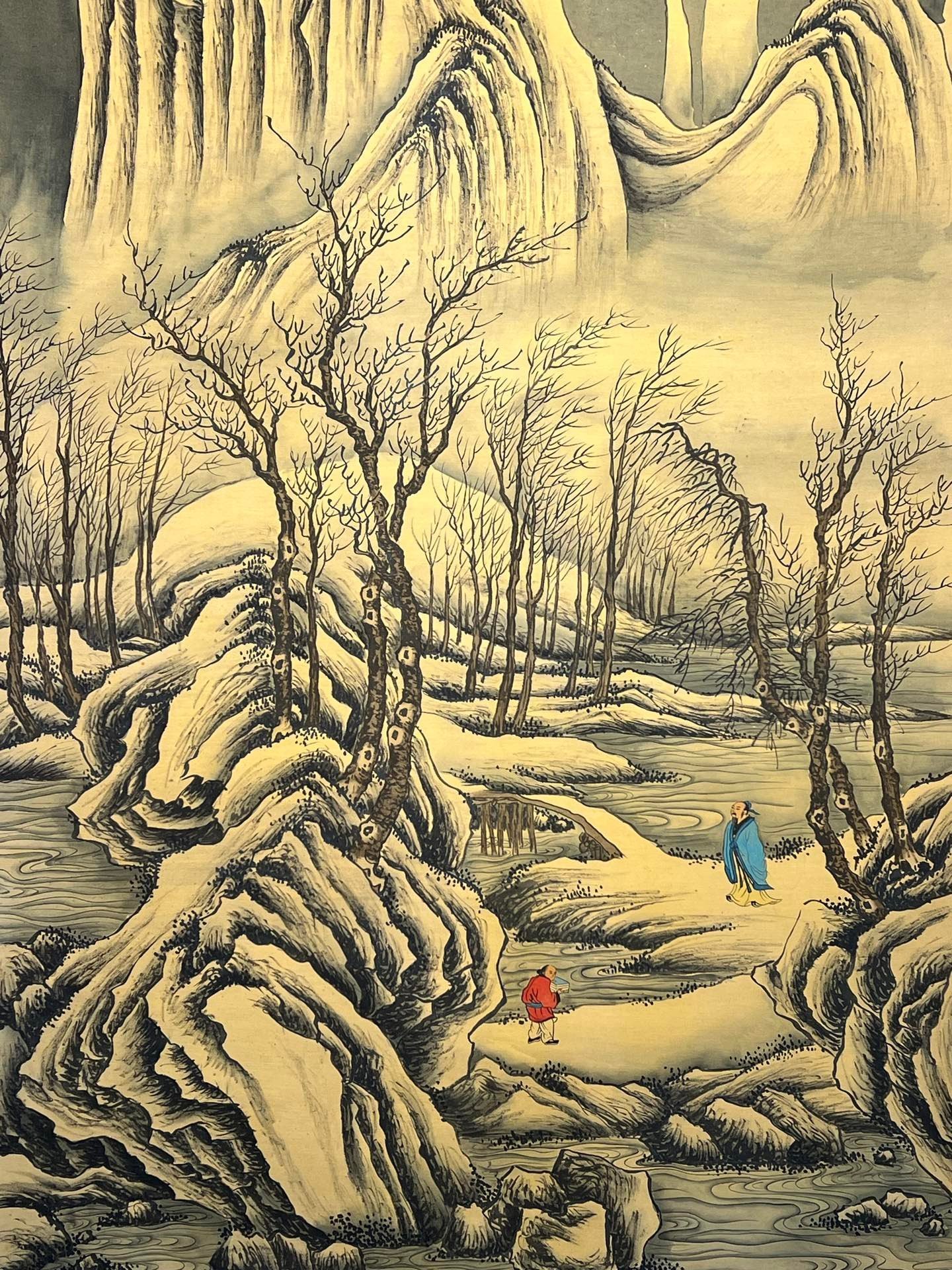 Chinese scroll painting Zhang Daqian
