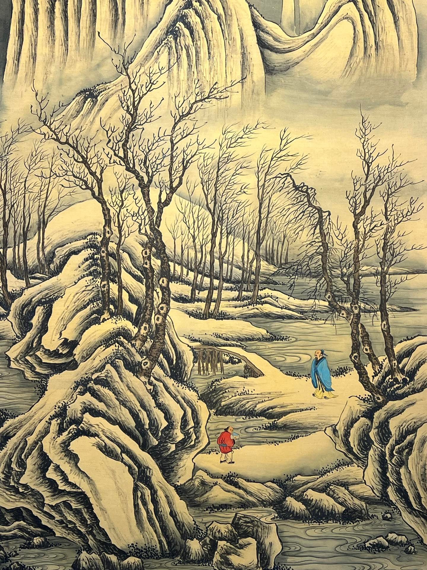 Chinese scroll painting Zhang Daqian