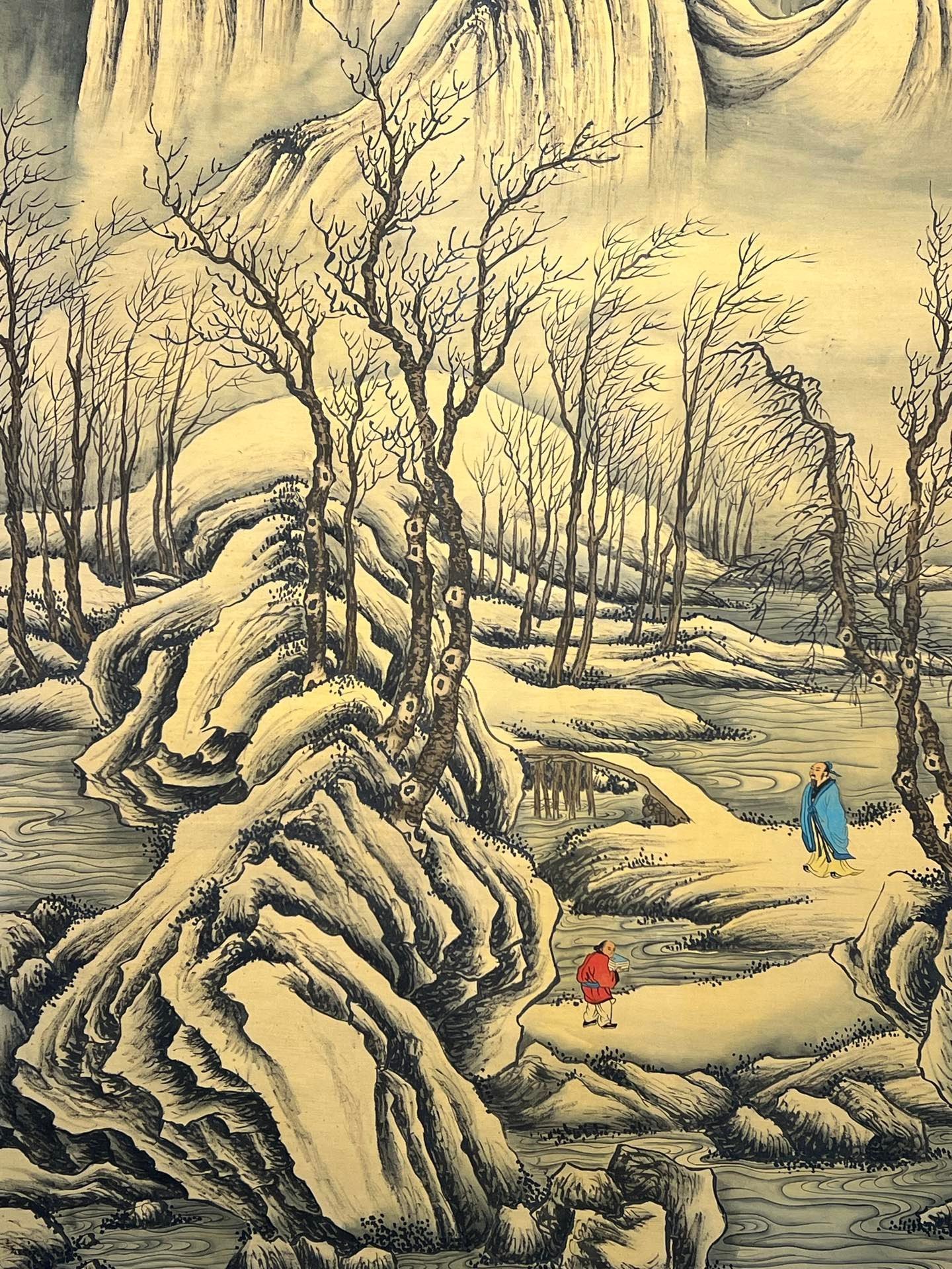 Chinese scroll painting Zhang Daqian