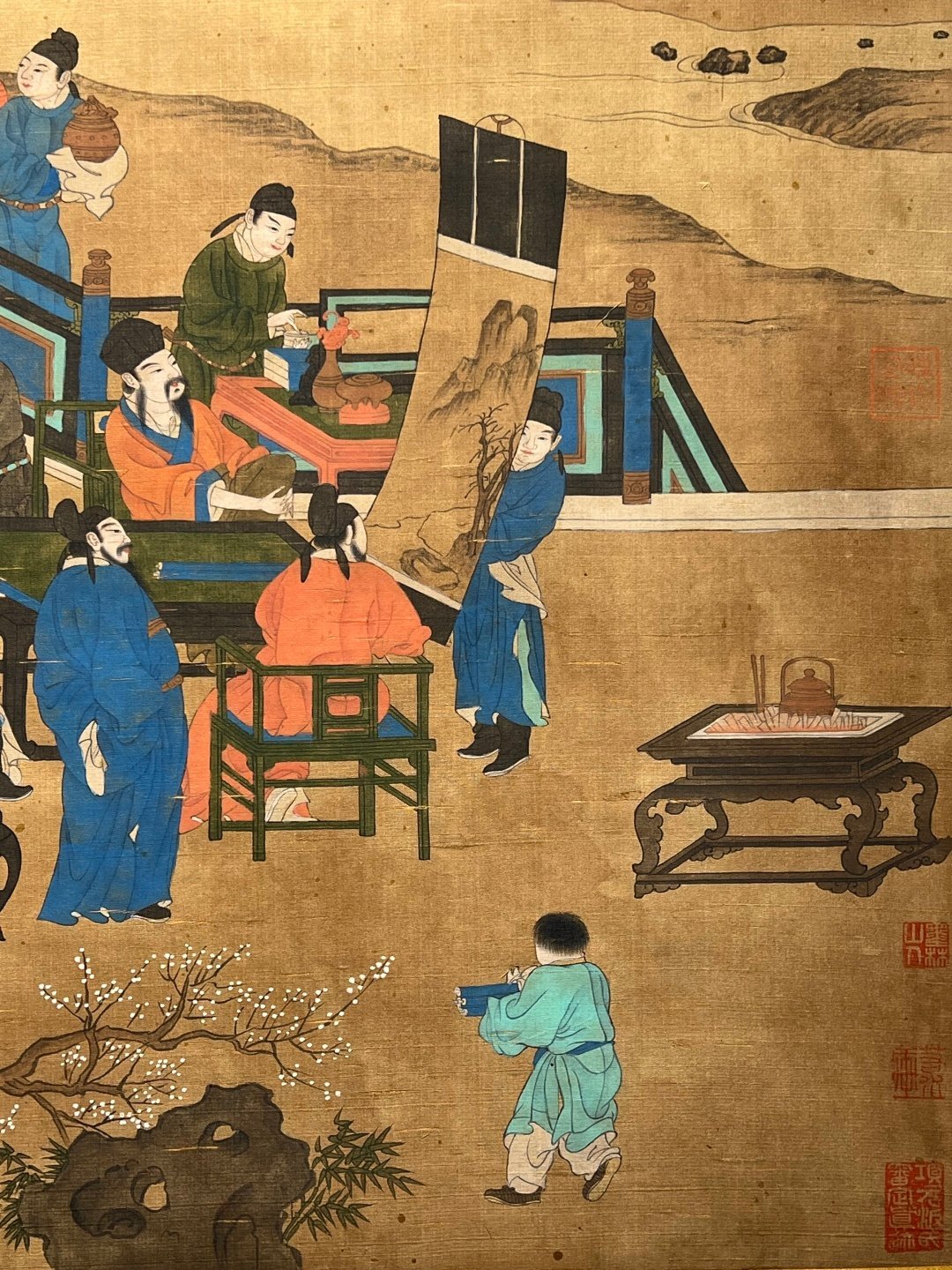 Chinese scroll painting Liu Songnian