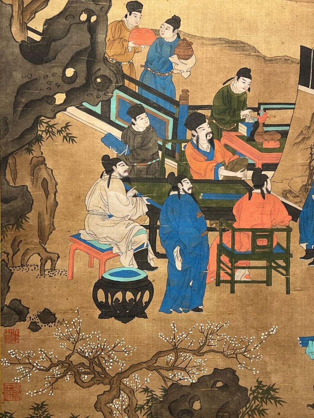 Chinese scroll painting Liu Songnian