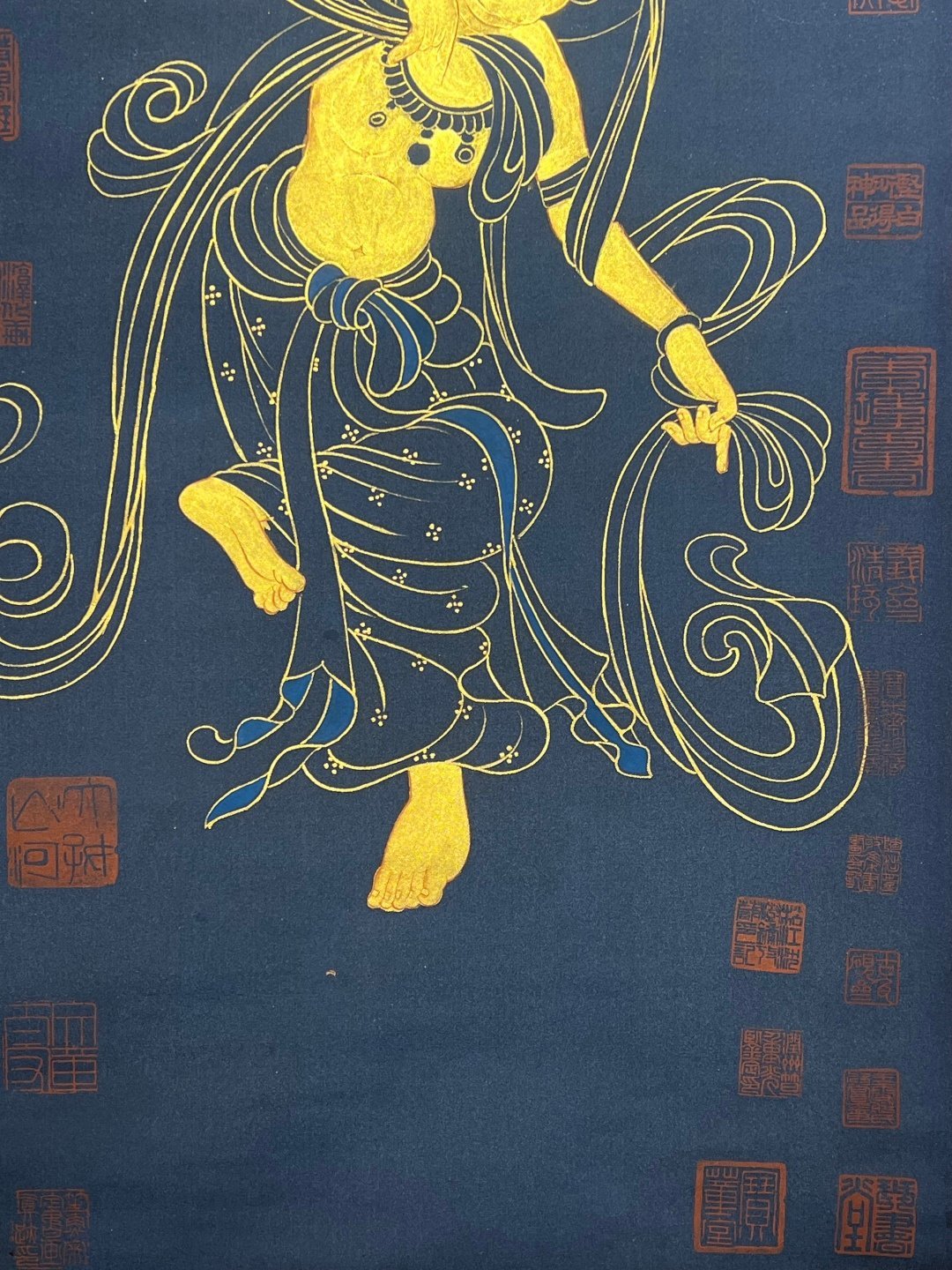 Chinese scroll painting Lady Wei