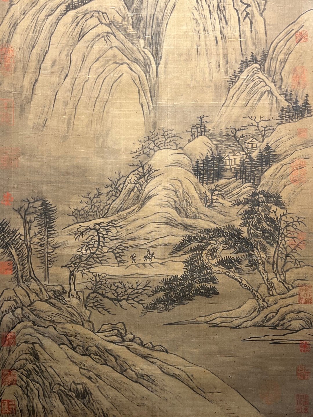 Chinese scroll painting Giant Ran